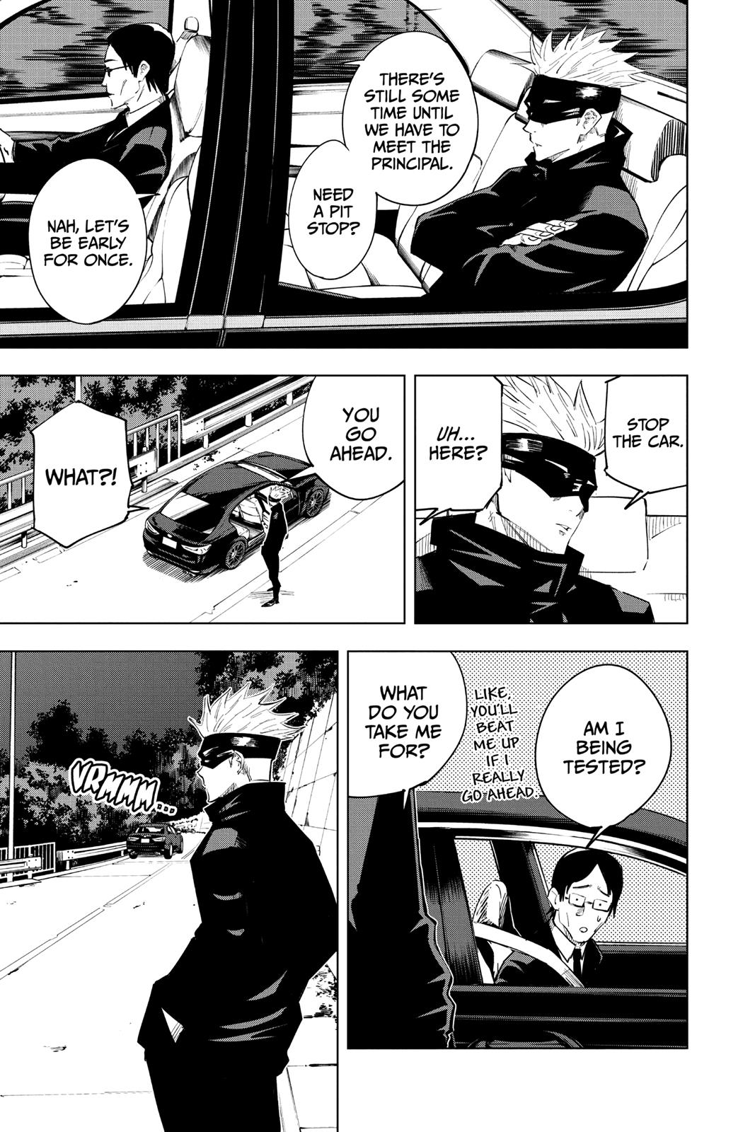 Jujutsu Kaisen Manga Chapter 13 page 13 - Watching Movies scene