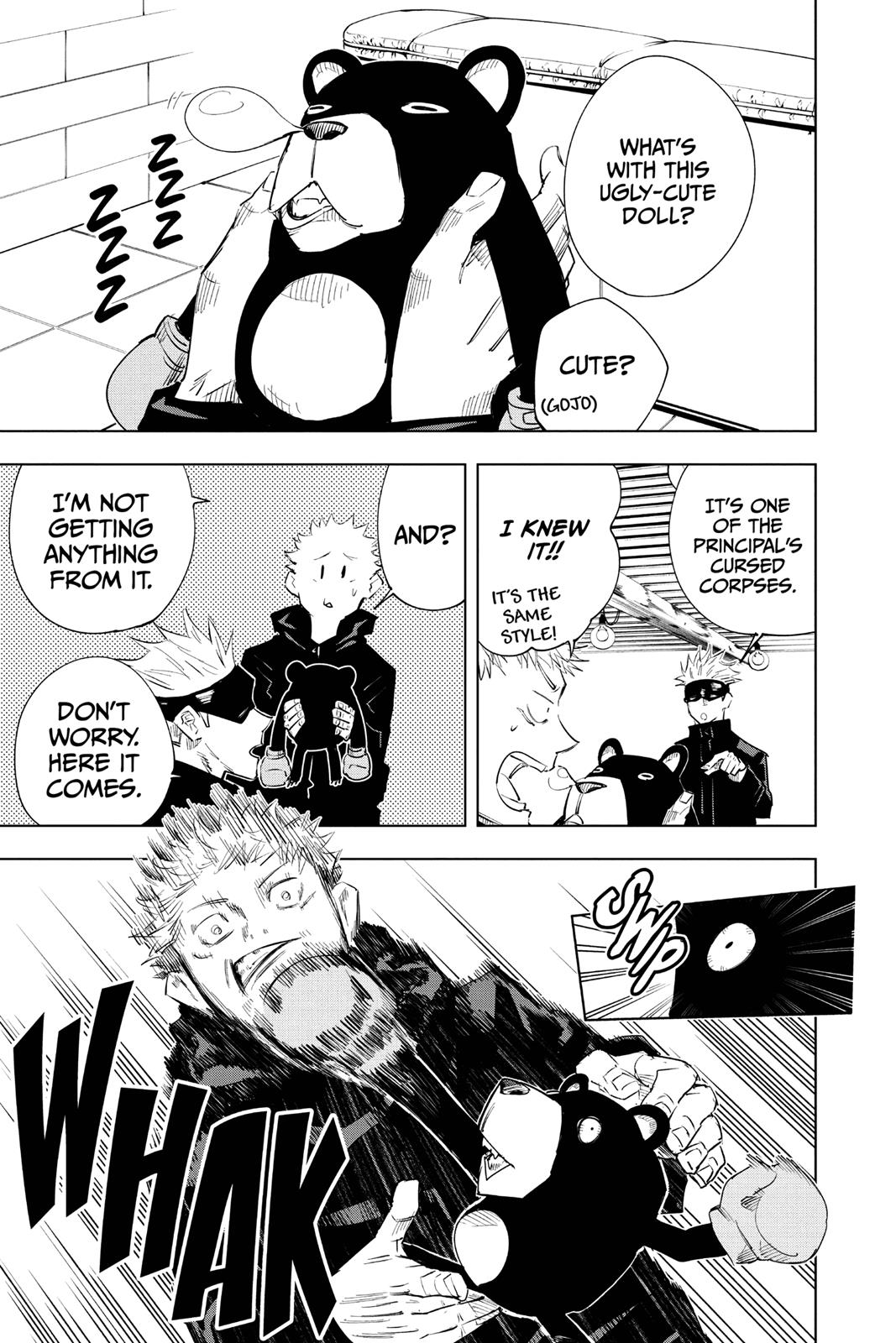 Jujutsu Kaisen Manga Chapter 13 page 3 - Watching Movies scene