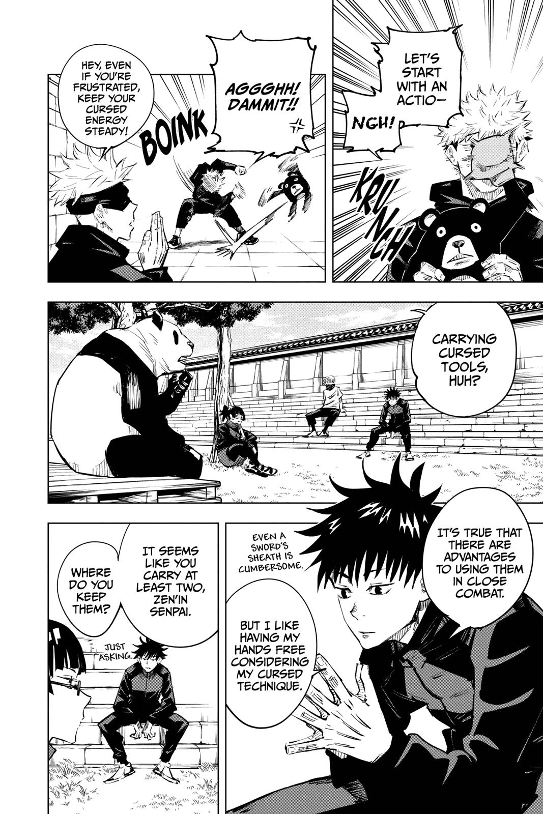 Jujutsu Kaisen Manga Chapter 13 page 6 - Watching Movies scene