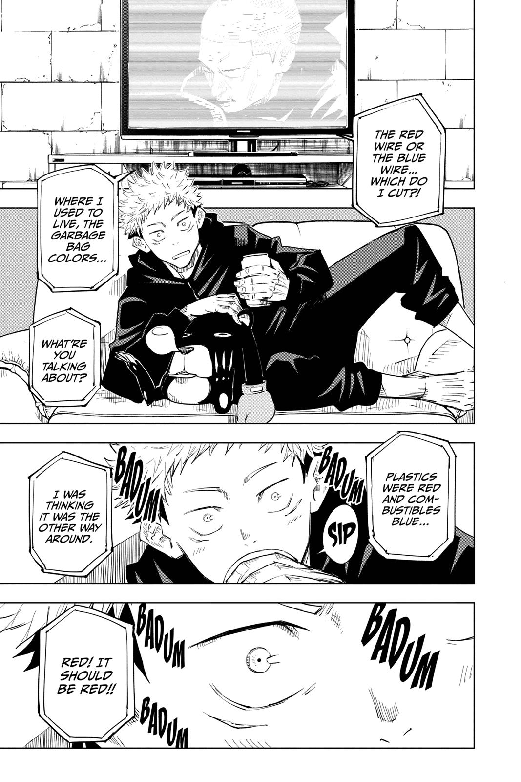Jujutsu Kaisen Manga Chapter 13 page 9 - Watching Movies scene