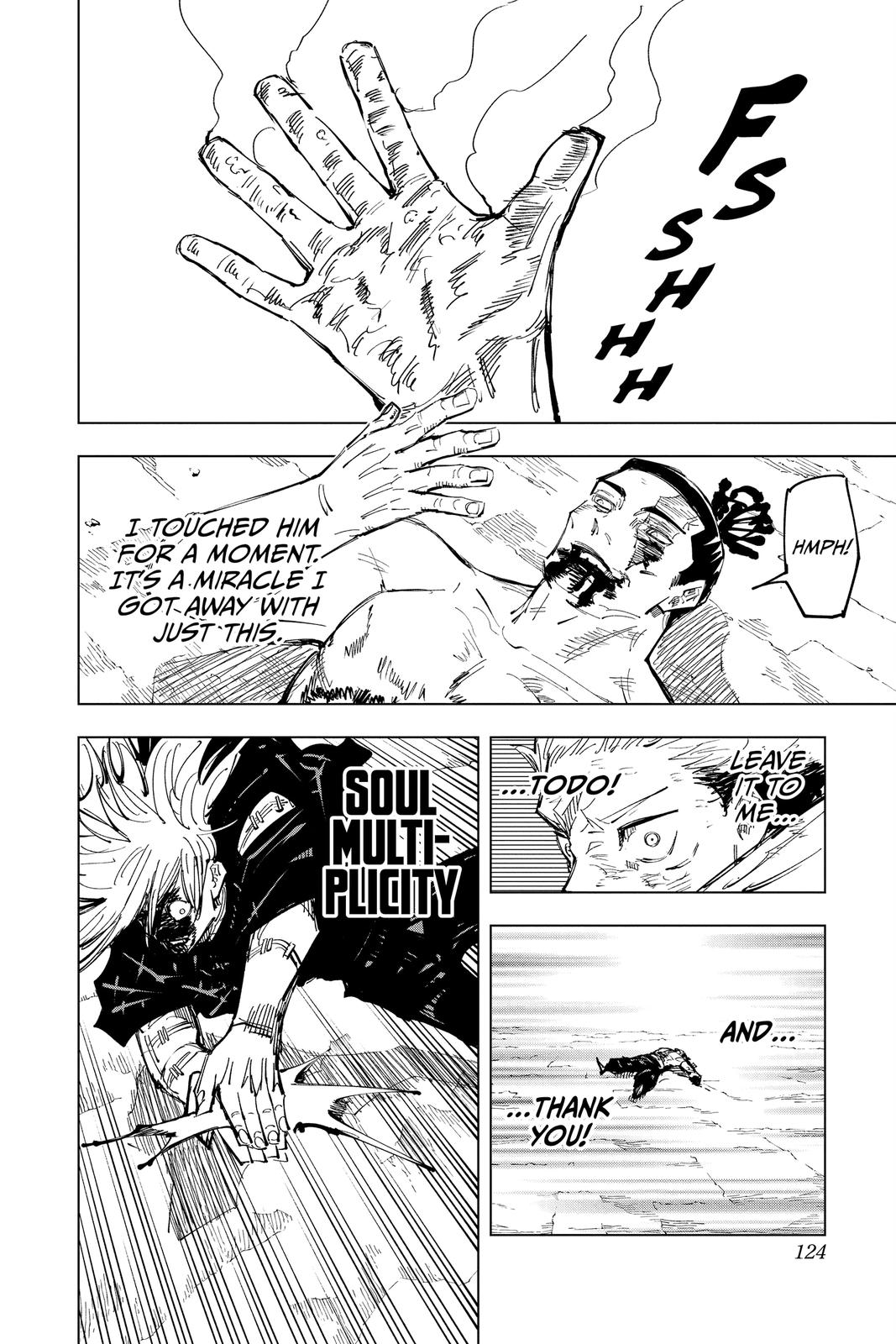 Jujutsu Kaisen Manga Chapter 130 page 12 - The Shibuya Incident, Part 47 scene