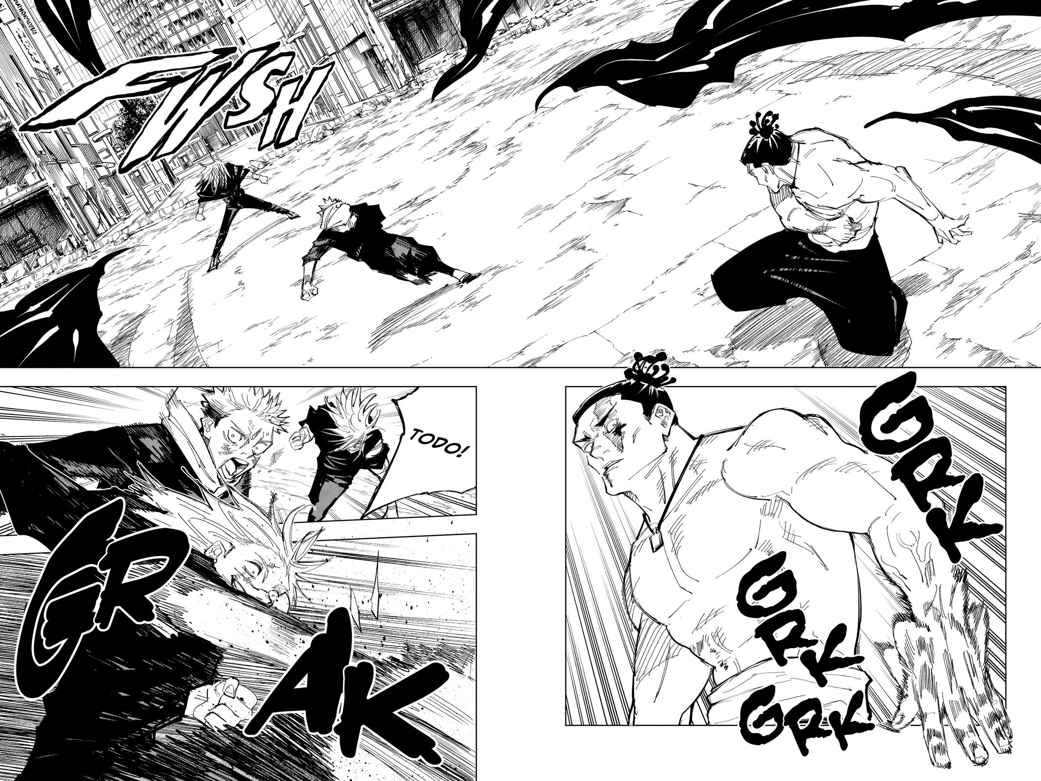 Jujutsu Kaisen Manga Chapter 130 page 6 - The Shibuya Incident, Part 47 scene