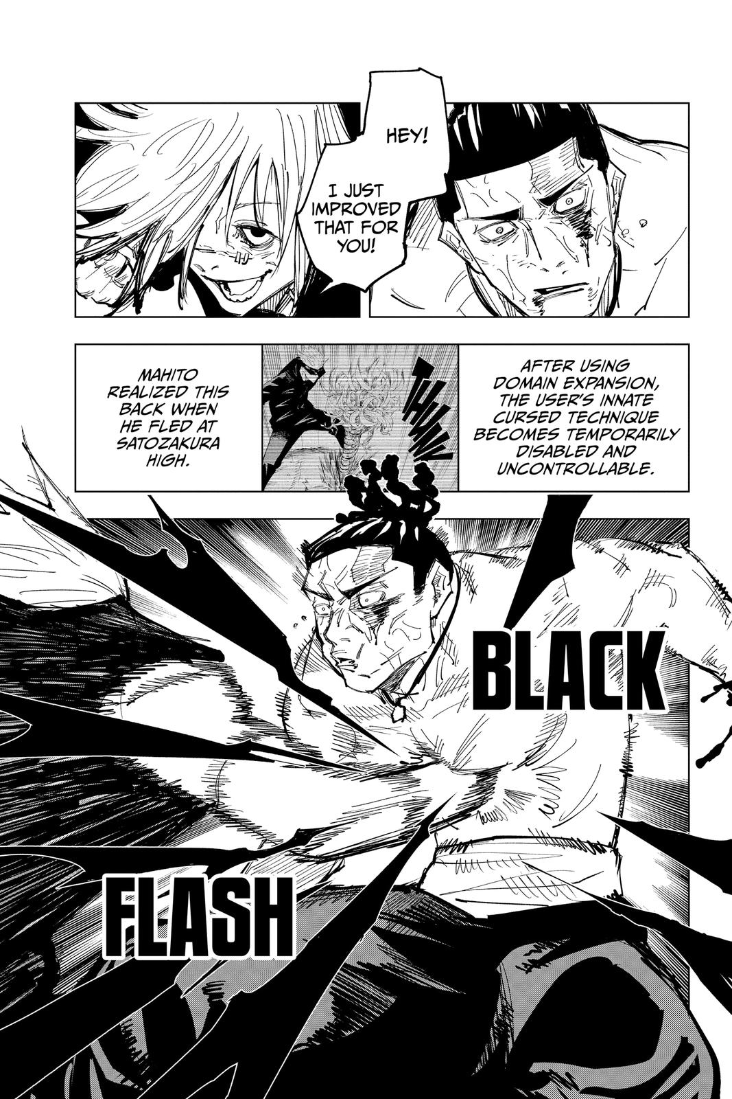 Jujutsu Kaisen Manga Chapter 130 page 8 - The Shibuya Incident, Part 47 scene