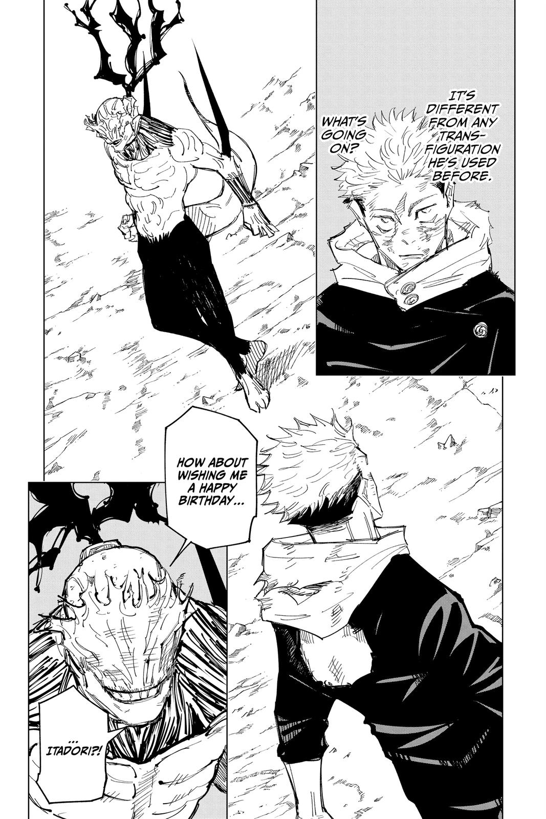 Jujutsu Kaisen Manga Chapter 131 page 3 - The Shibuya Incident, Part 48 scene