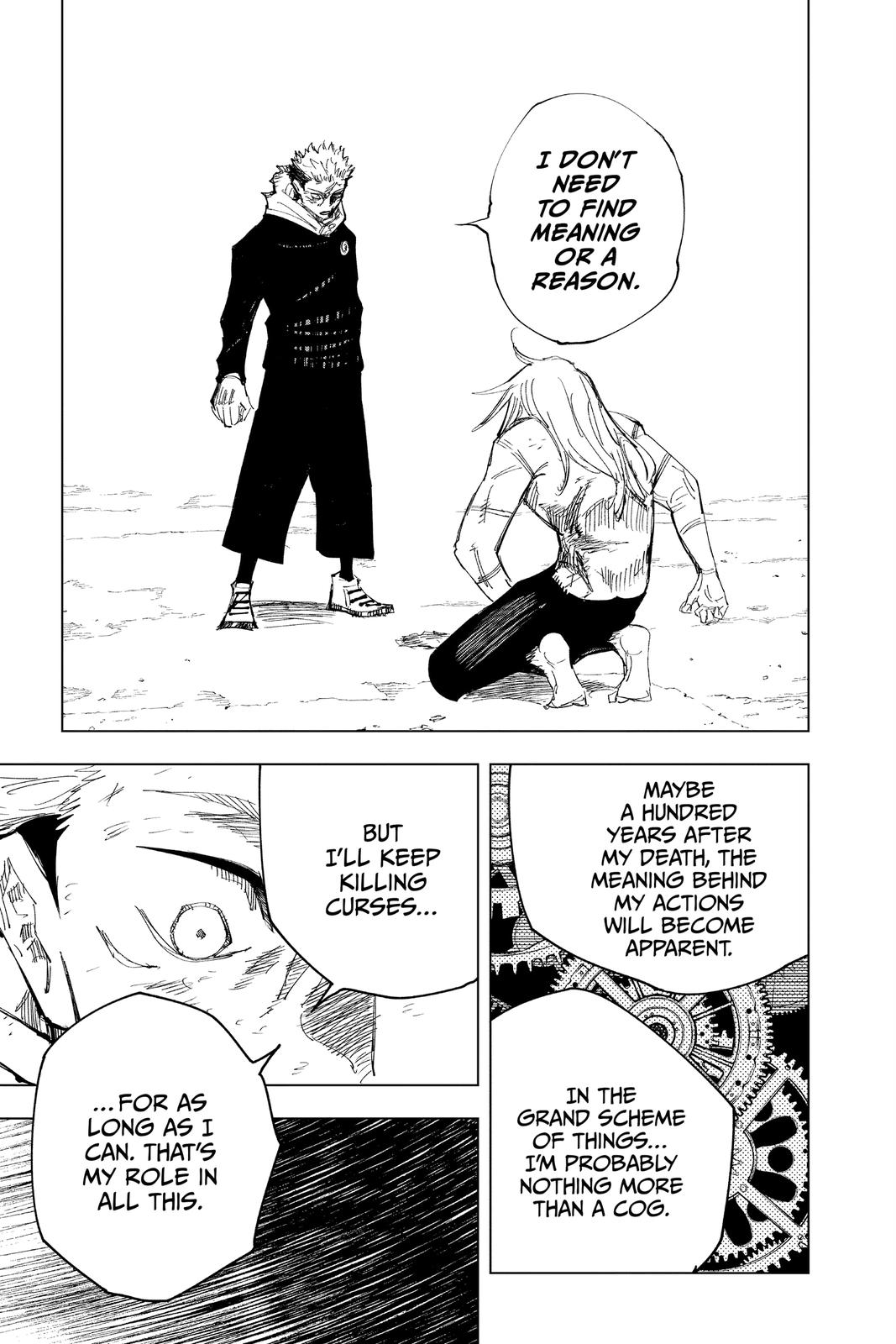 Jujutsu Kaisen Manga Chapter 132 page 13 - The Shibuya Incident, Part 49 scene