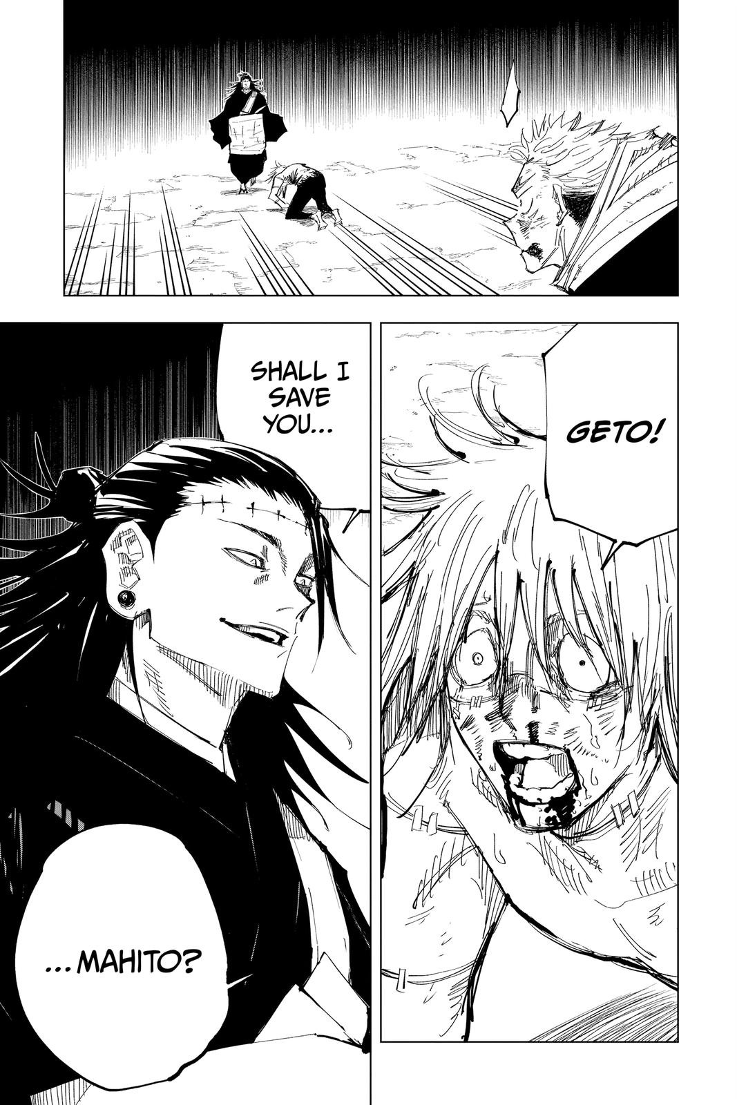 Jujutsu Kaisen Manga Chapter 132 page 16 - The Shibuya Incident, Part 49 scene