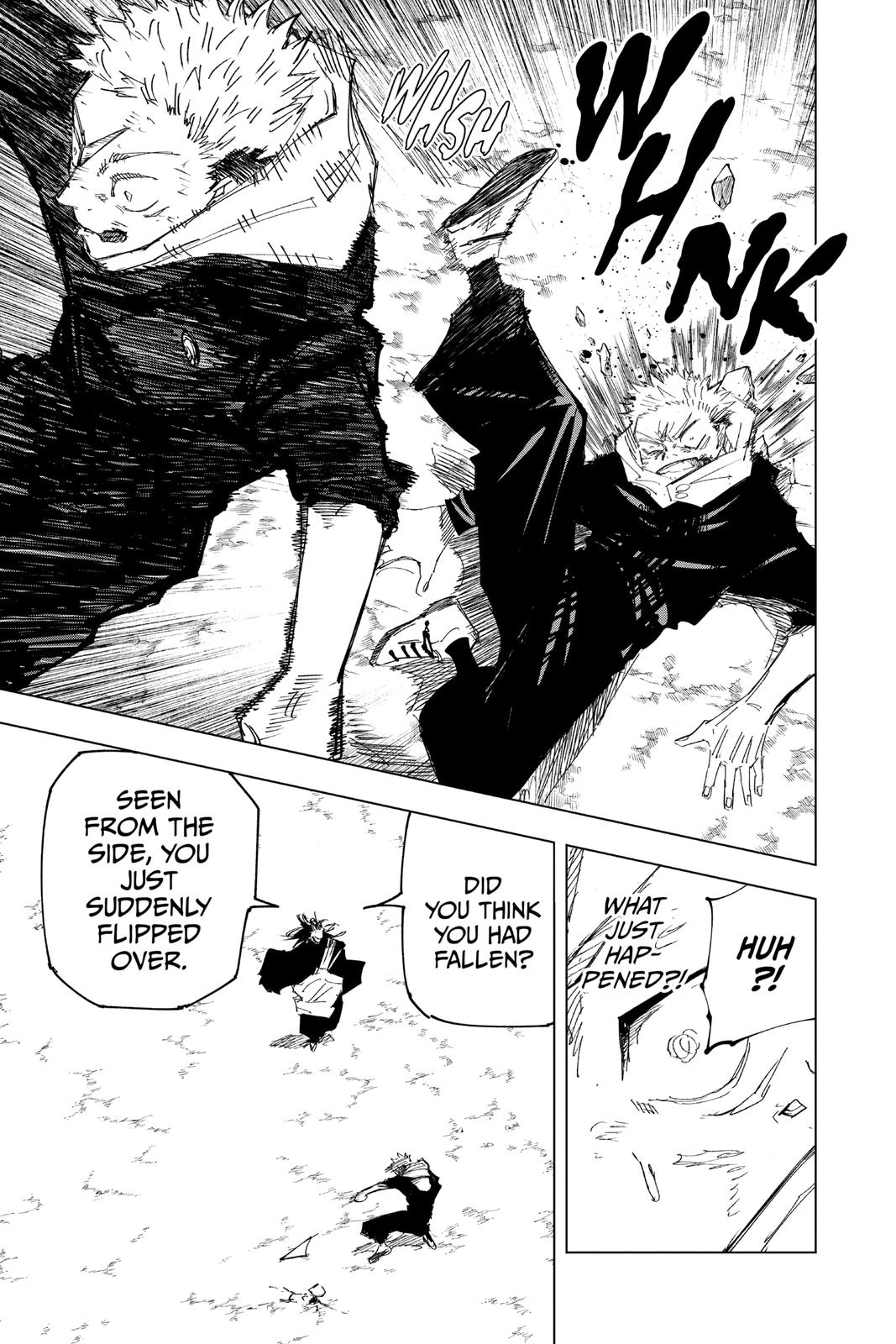 Jujutsu Kaisen Manga Chapter 133 page 13 - The Shibuya Incident, Part 50 scene
