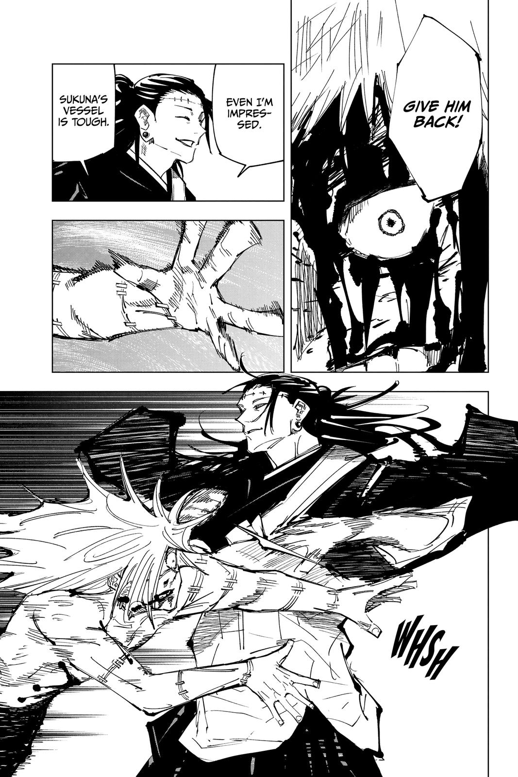 Jujutsu Kaisen Manga Chapter 133 page 17 - The Shibuya Incident, Part 50 scene