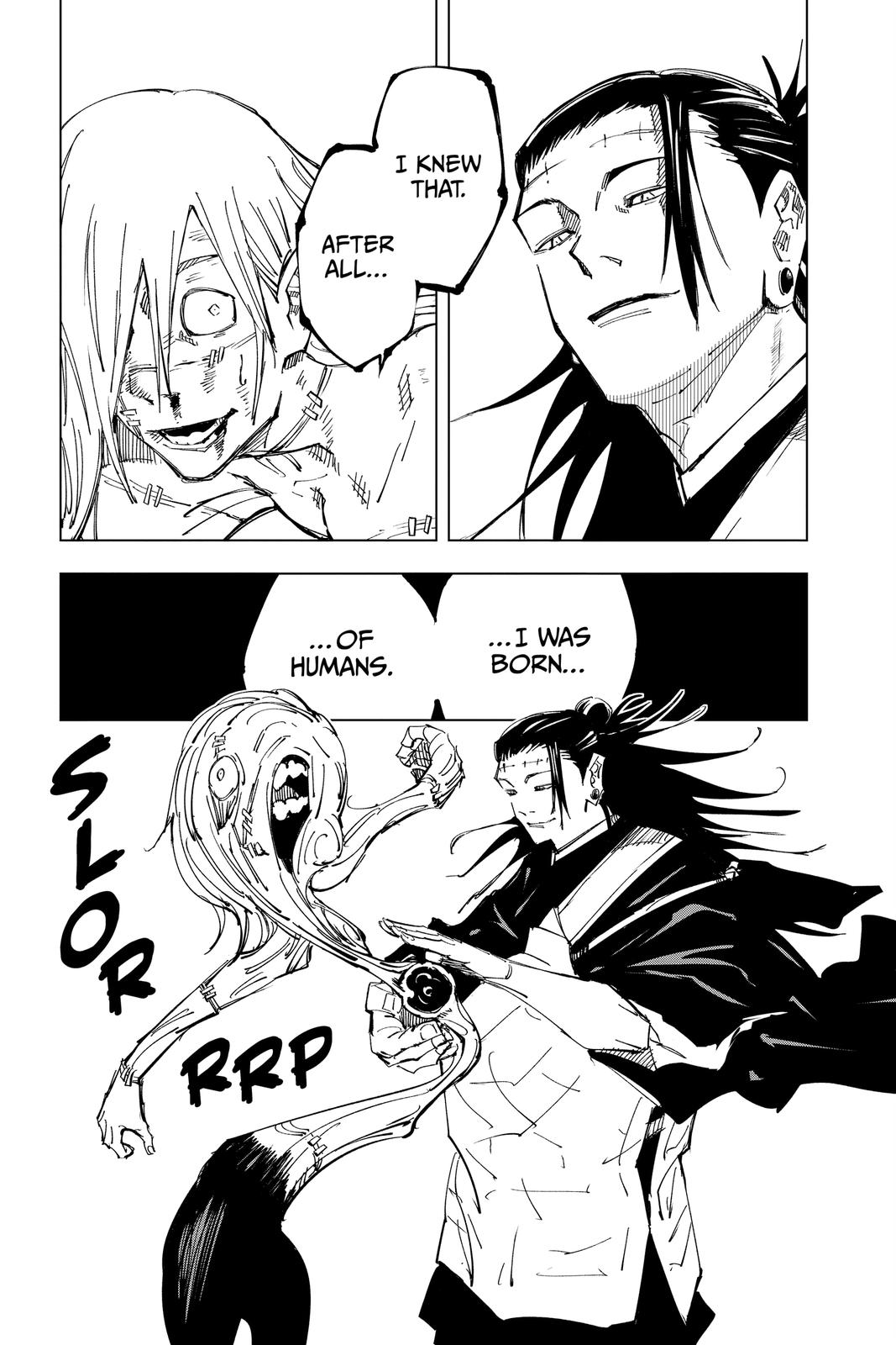 Jujutsu Kaisen Manga Chapter 133 page 18 - The Shibuya Incident, Part 50 scene