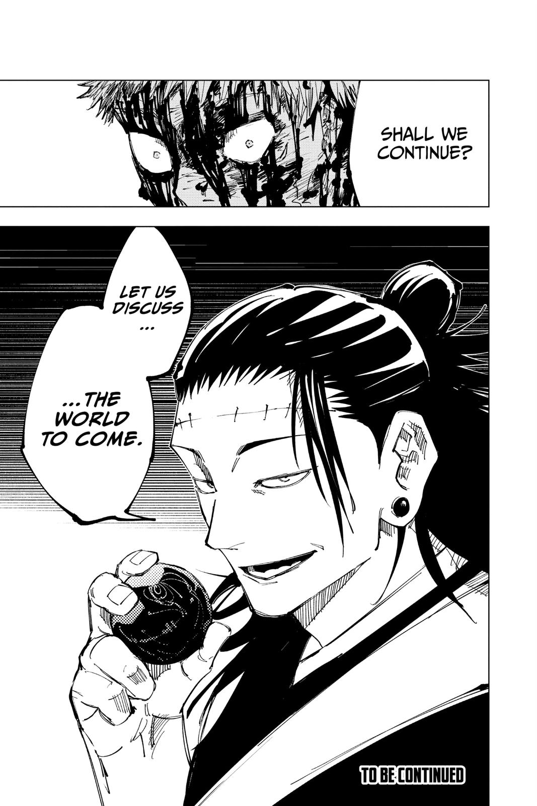 Jujutsu Kaisen Manga Chapter 133 page 19 - The Shibuya Incident, Part 50 scene