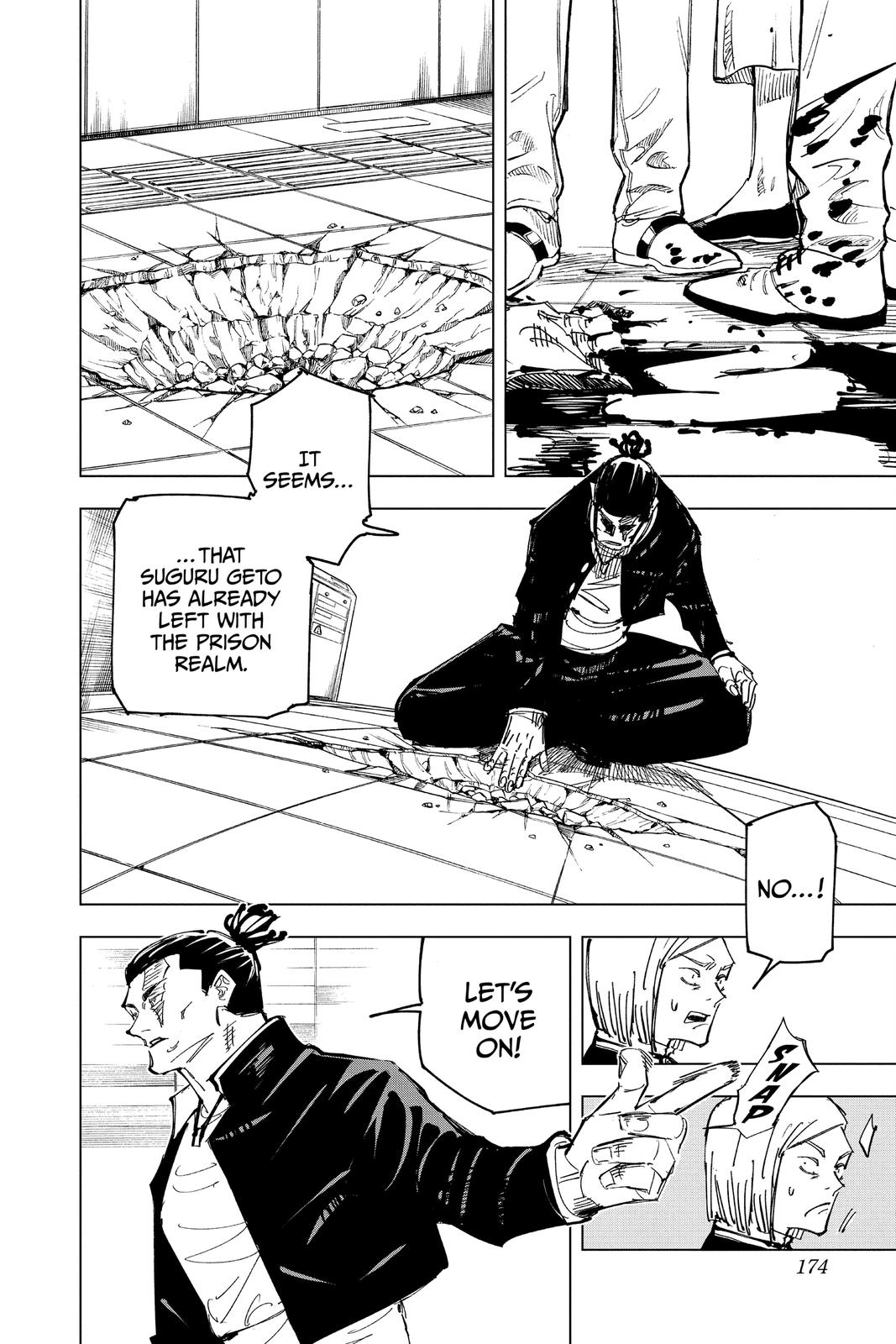 Jujutsu Kaisen Manga Chapter 133 page 2 - The Shibuya Incident, Part 50 scene