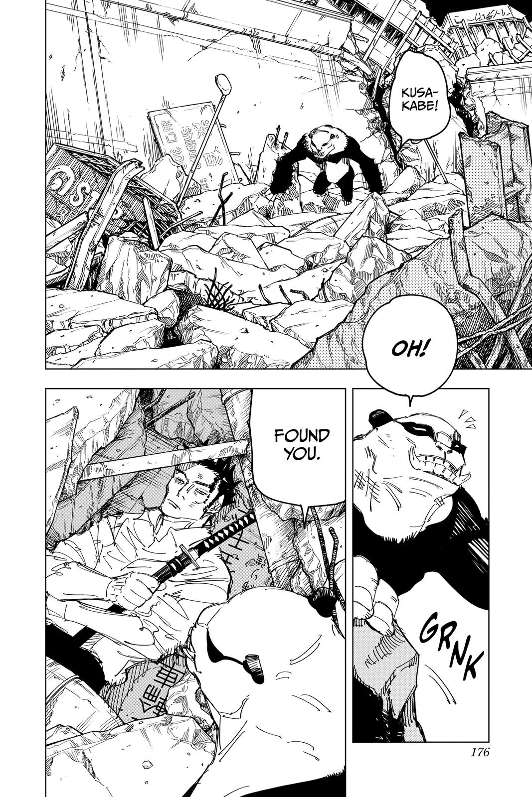 Jujutsu Kaisen Manga Chapter 133 page 4 - The Shibuya Incident, Part 50 scene