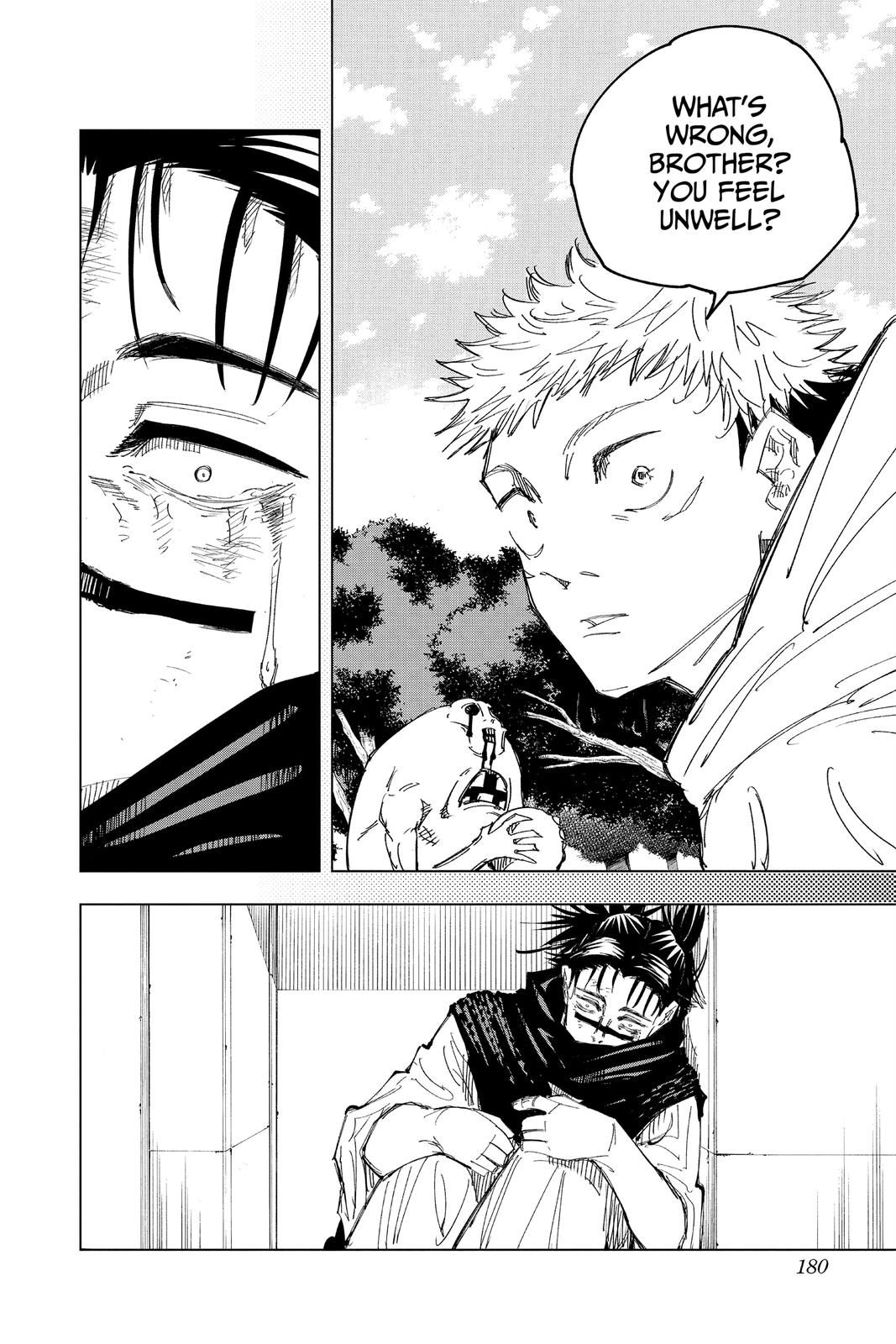 Jujutsu Kaisen Manga Chapter 133 page 8 - The Shibuya Incident, Part 50 scene