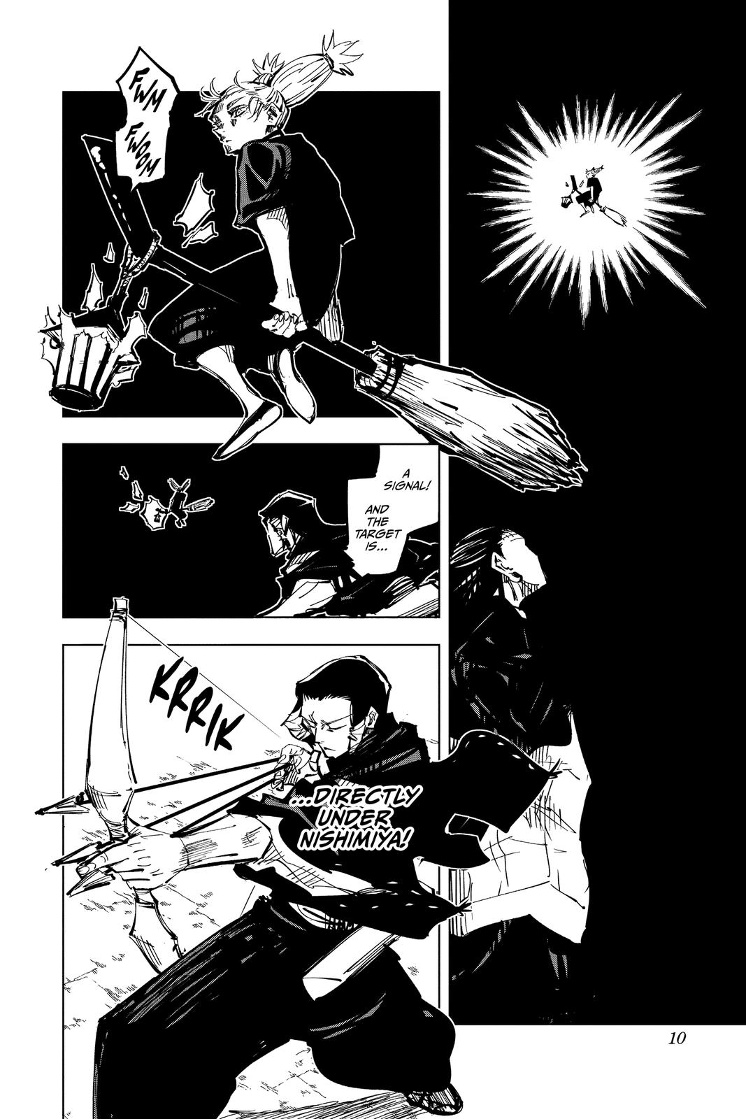 Jujutsu Kaisen Manga Chapter 134 page 10 - The Shibuya Incident, Part 51 scene
