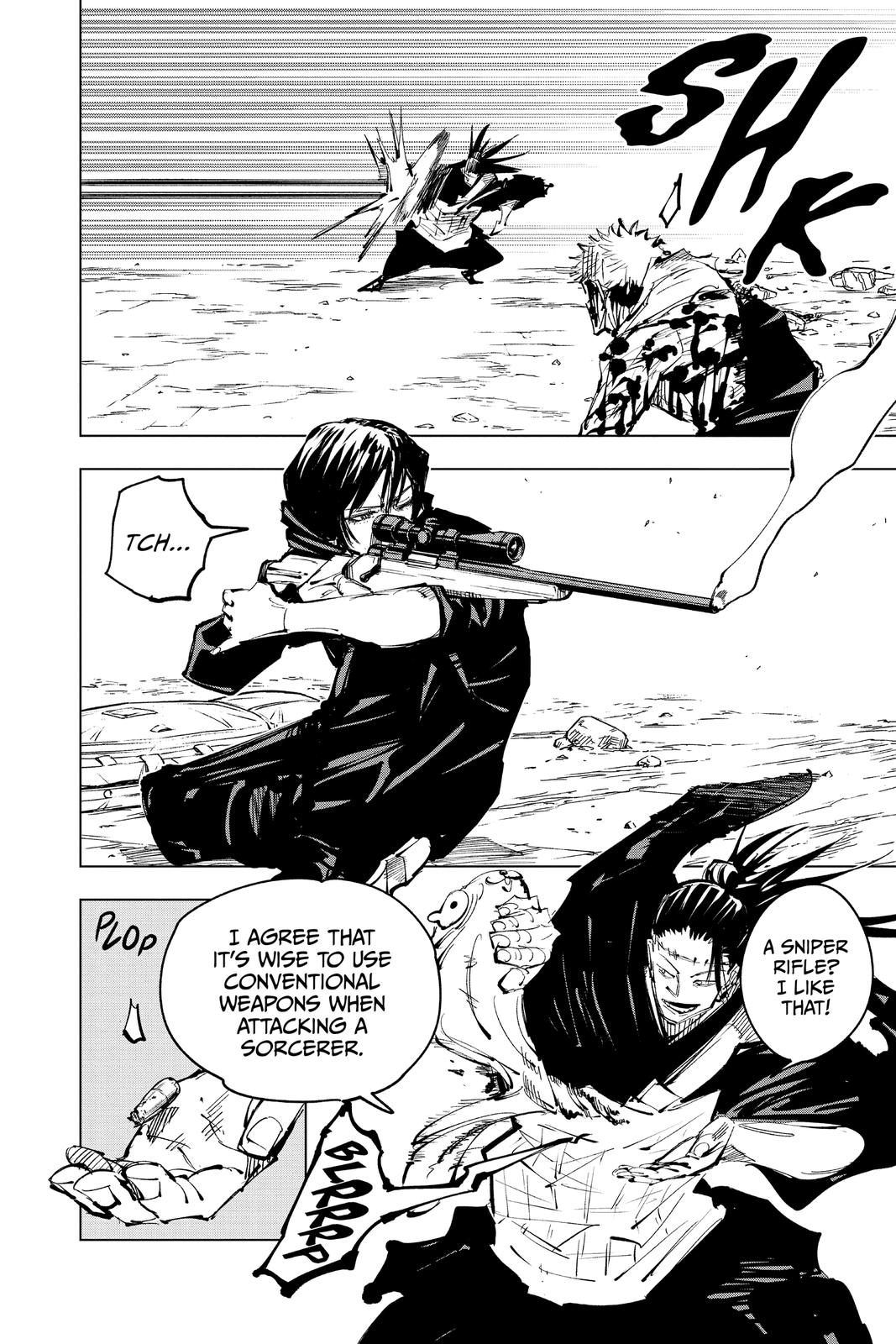 Jujutsu Kaisen Manga Chapter 134 page 12 - The Shibuya Incident, Part 51 scene
