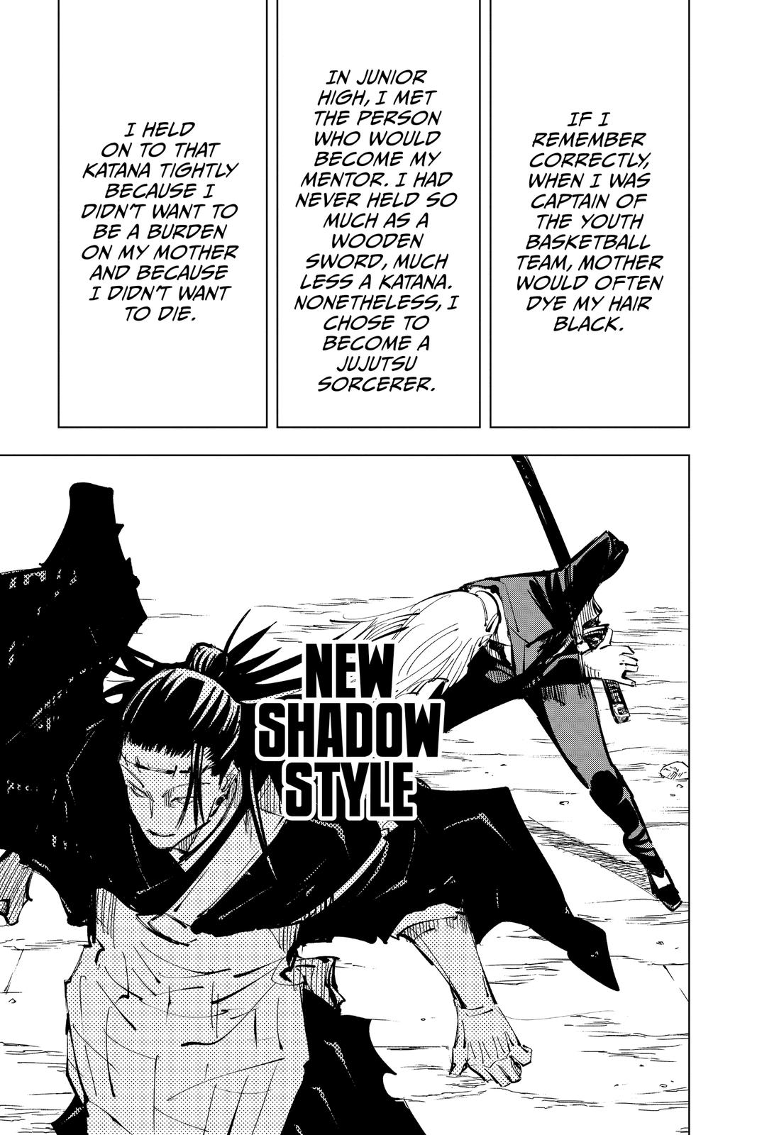 Jujutsu Kaisen Manga Chapter 134 page 13 - The Shibuya Incident, Part 51 scene