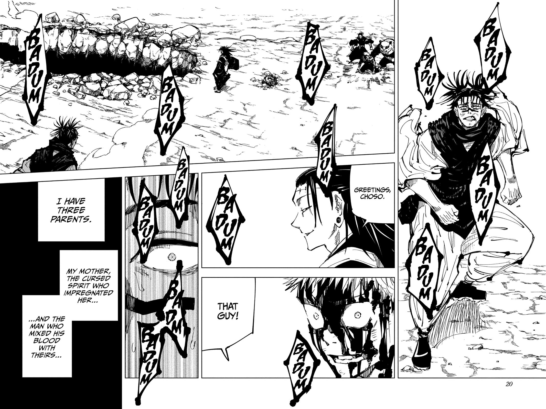 Jujutsu Kaisen Manga Chapter 134 page 20 - The Shibuya Incident, Part 51 scene