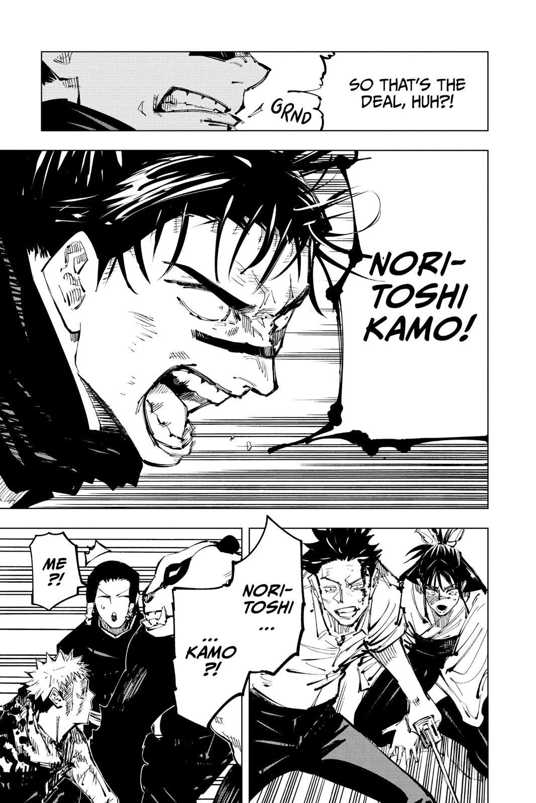 Jujutsu Kaisen Manga Chapter 134 page 22 - The Shibuya Incident, Part 51 scene