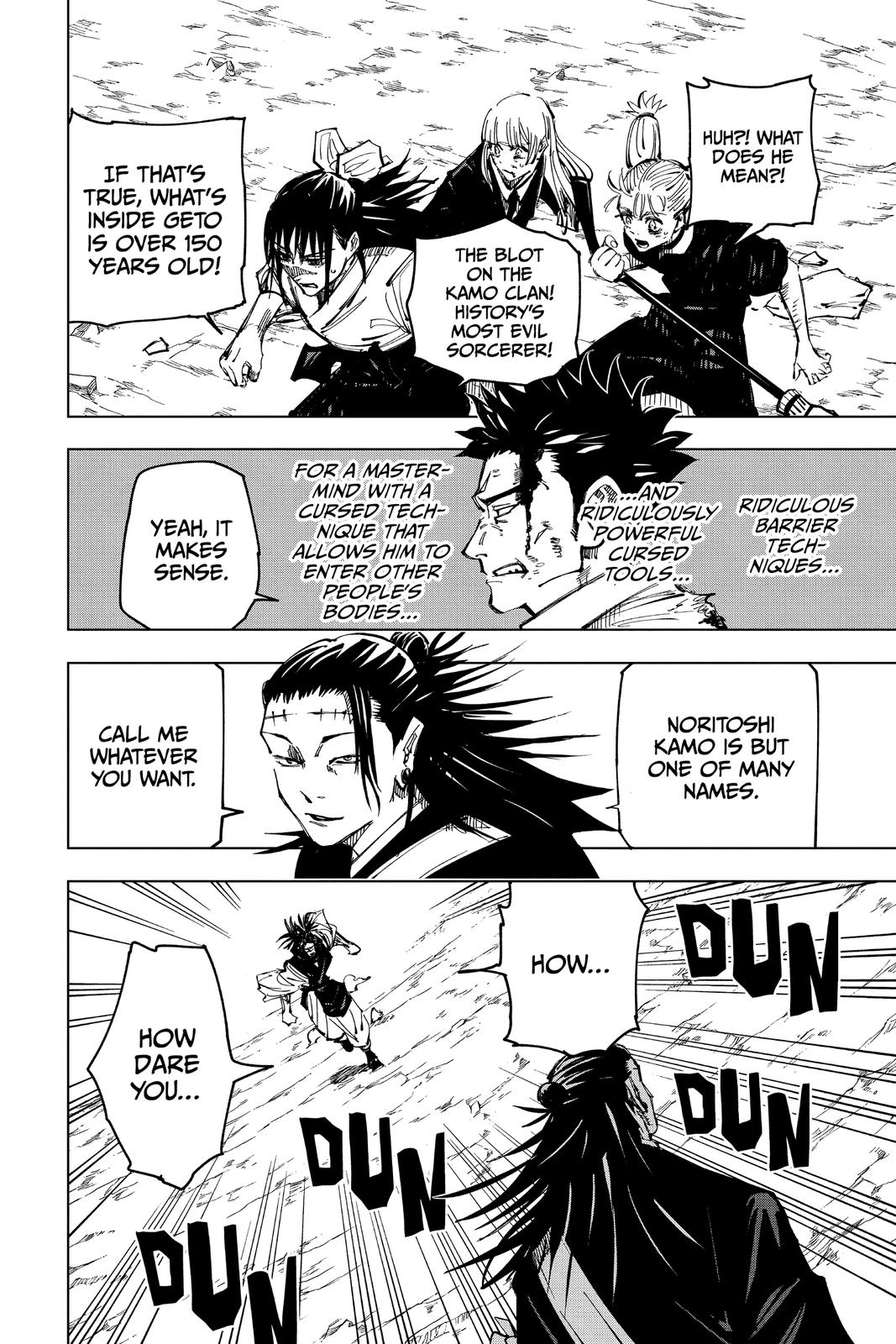 Jujutsu Kaisen Manga Chapter 134 page 23 - The Shibuya Incident, Part 51 scene