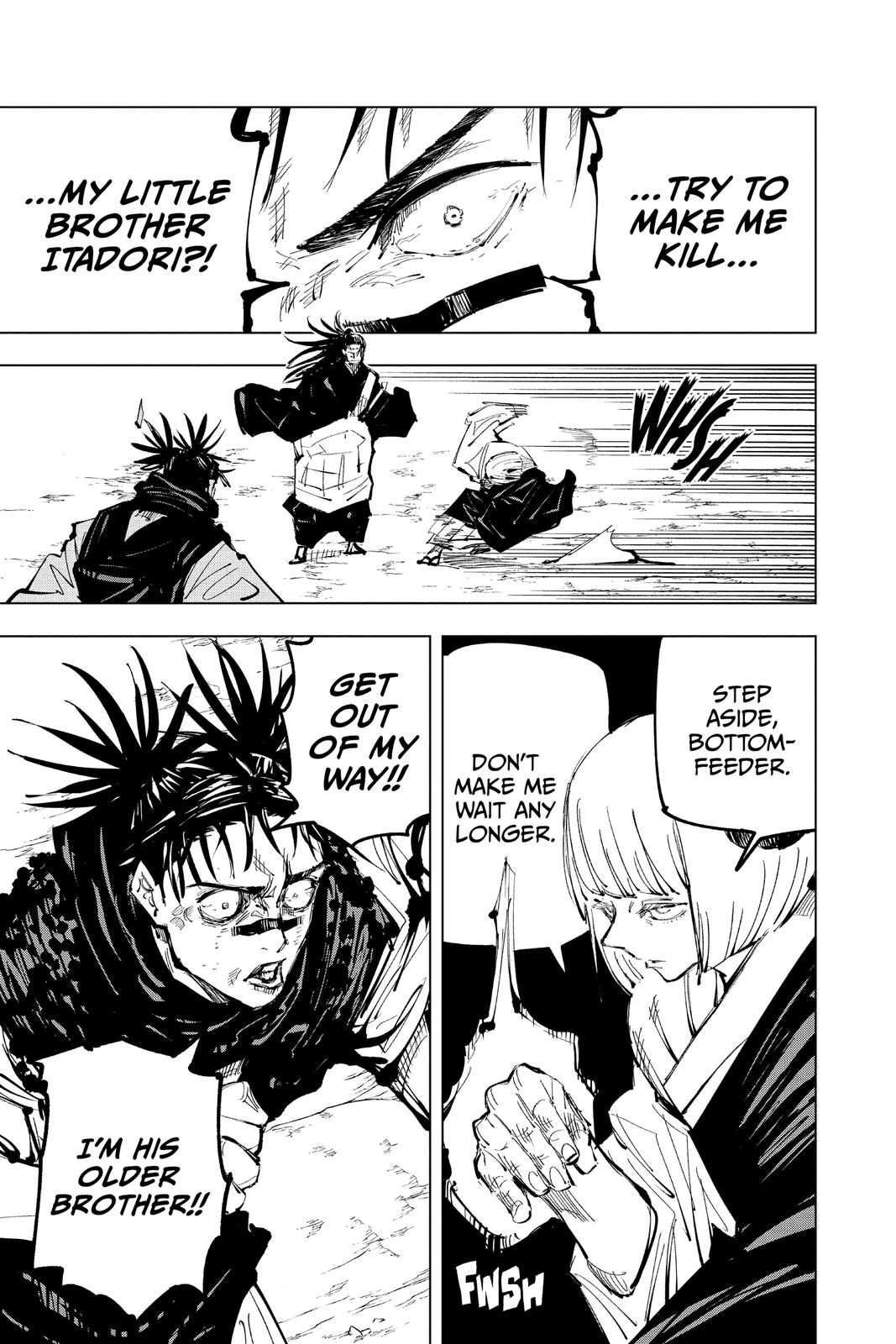 Jujutsu Kaisen Manga Chapter 134 page 24 - The Shibuya Incident, Part 51 scene