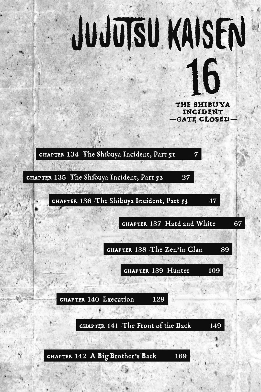 Jujutsu Kaisen Manga Chapter 134 page 6 - The Shibuya Incident, Part 51 scene