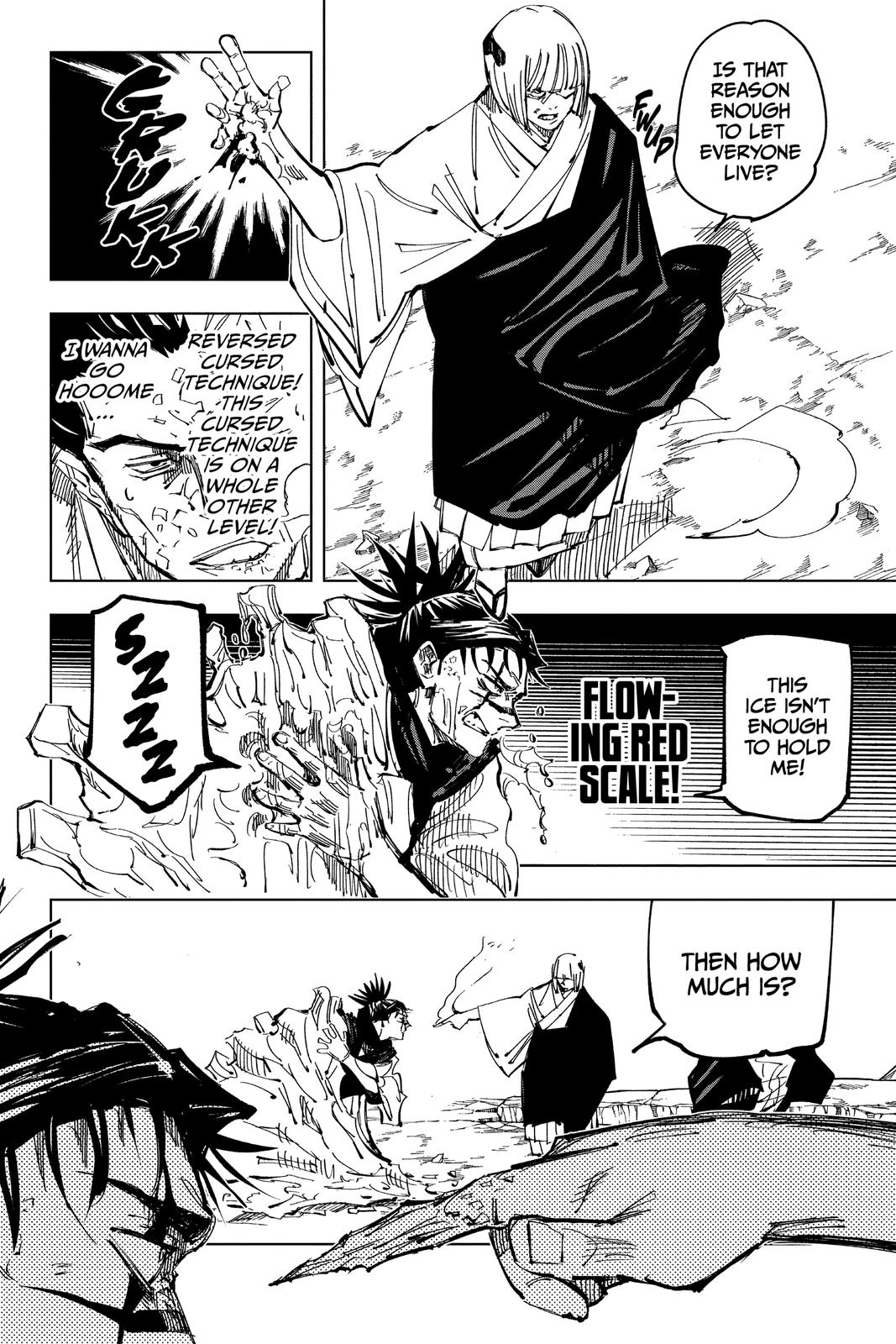 Jujutsu Kaisen Manga Chapter 135 page 10 - The Shibuya Incident, Part 52 scene