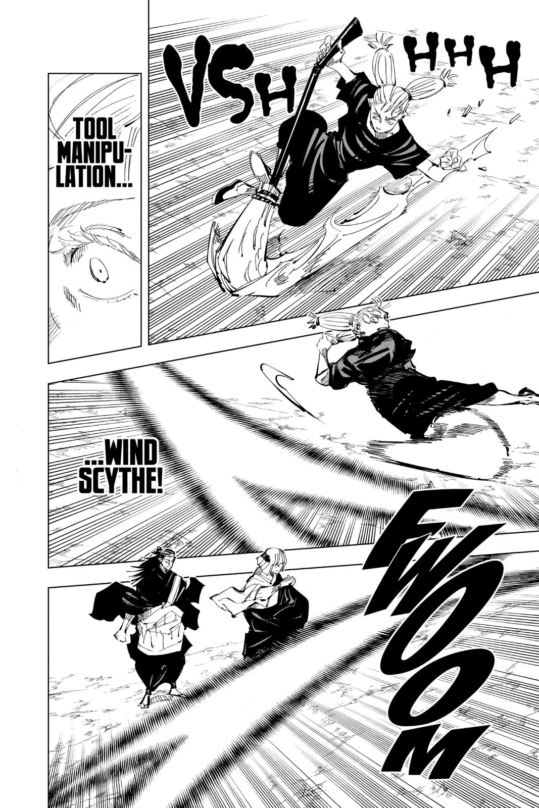 Jujutsu Kaisen Manga Chapter 135 page 12 - The Shibuya Incident, Part 52 scene