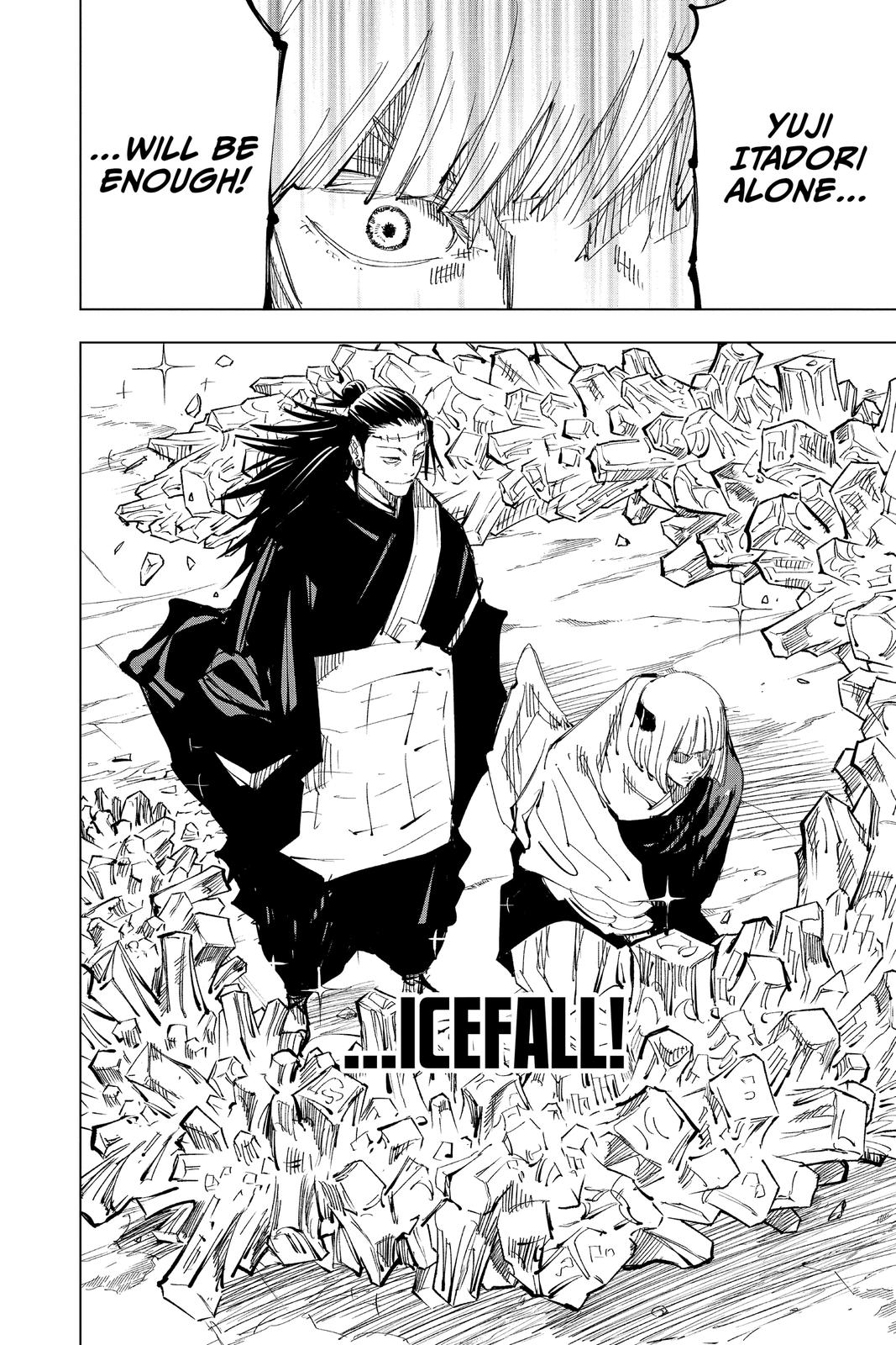 Jujutsu Kaisen Manga Chapter 135 page 14 - The Shibuya Incident, Part 52 scene