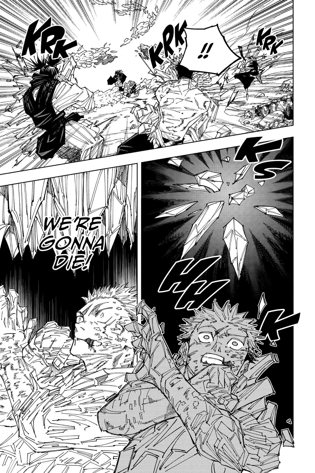 Jujutsu Kaisen Manga Chapter 135 page 15 - The Shibuya Incident, Part 52 scene