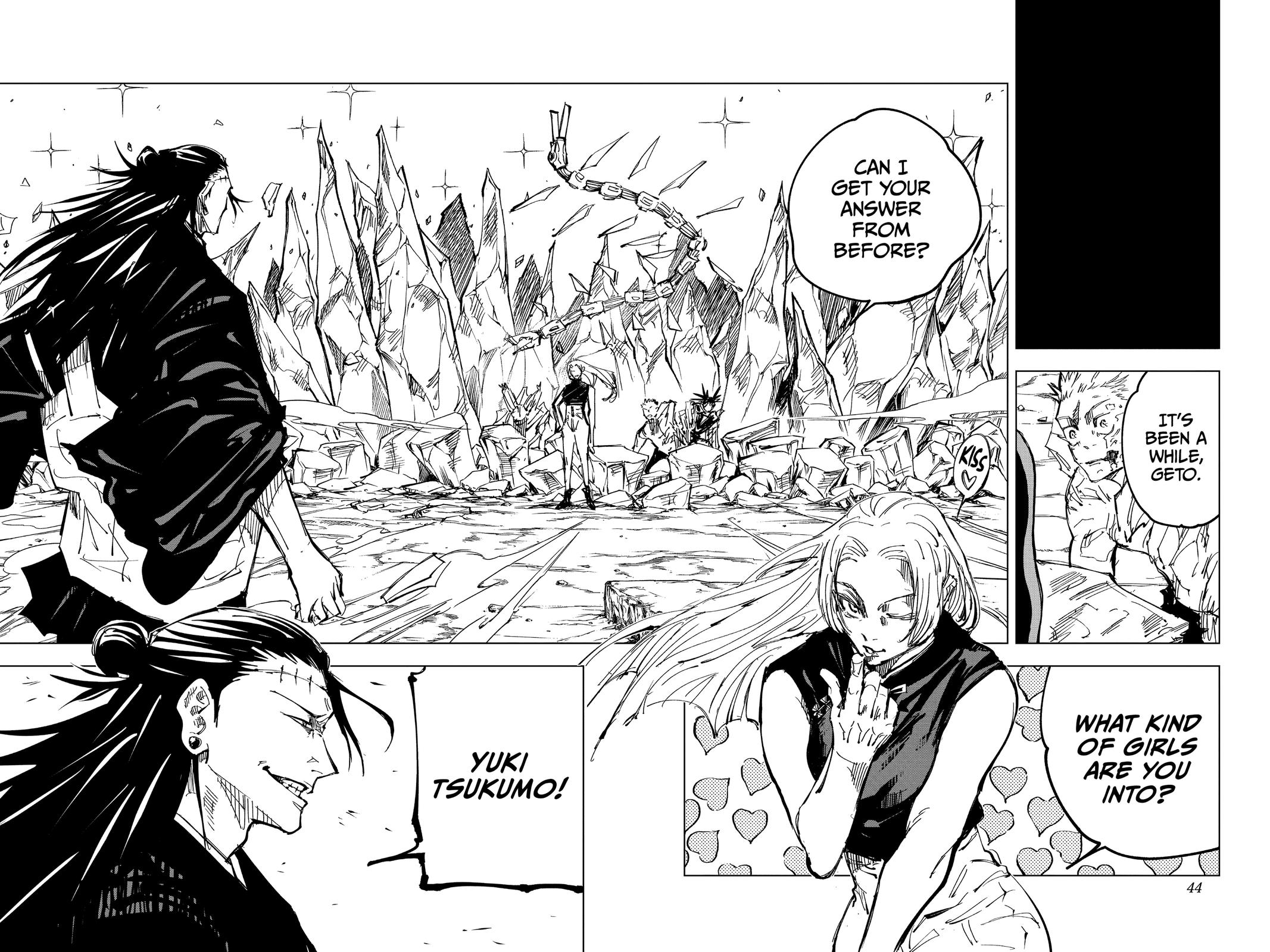 Jujutsu Kaisen Manga Chapter 135 page 16 - The Shibuya Incident, Part 52 scene