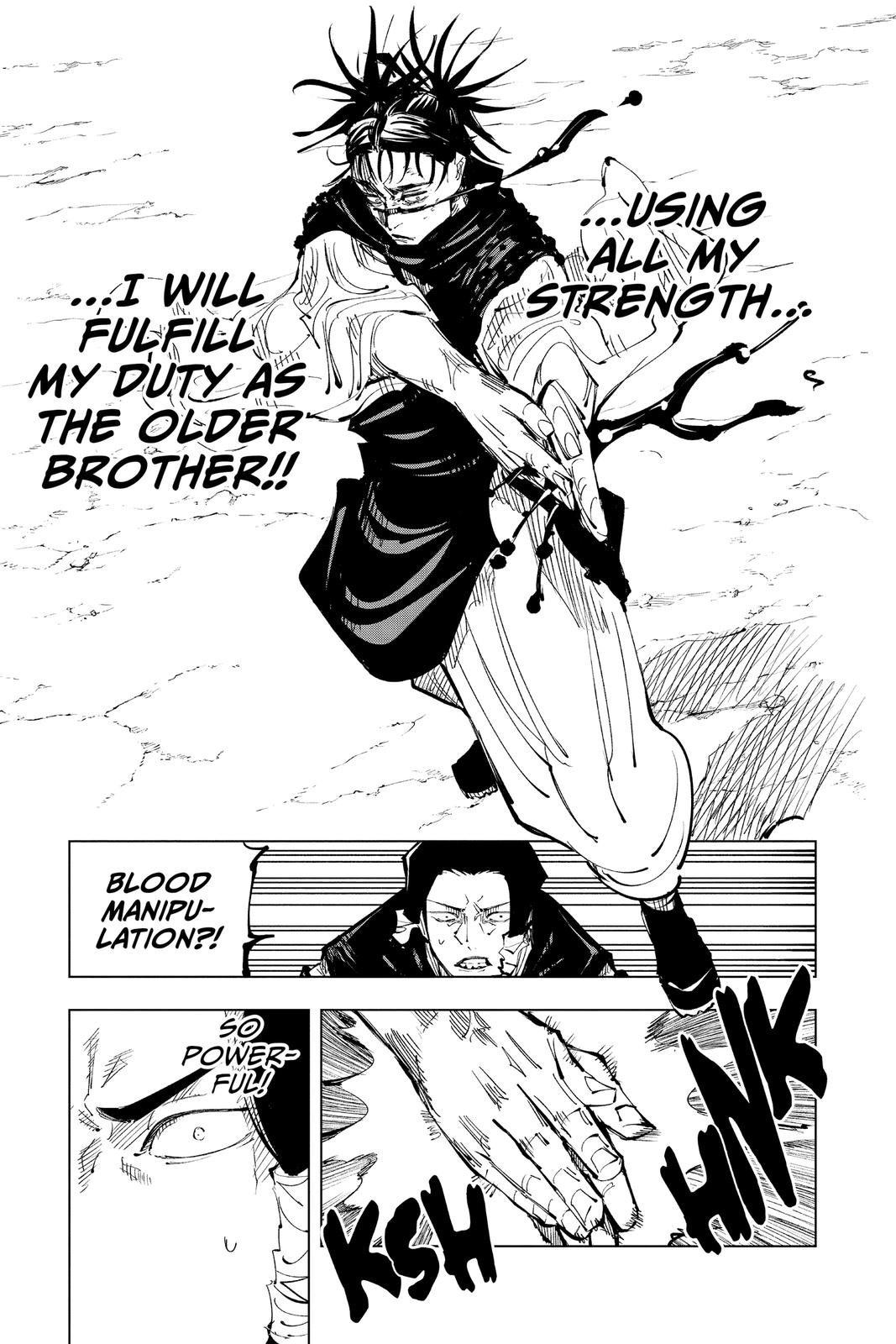 Jujutsu Kaisen Manga Chapter 135 page 3 - The Shibuya Incident, Part 52 scene