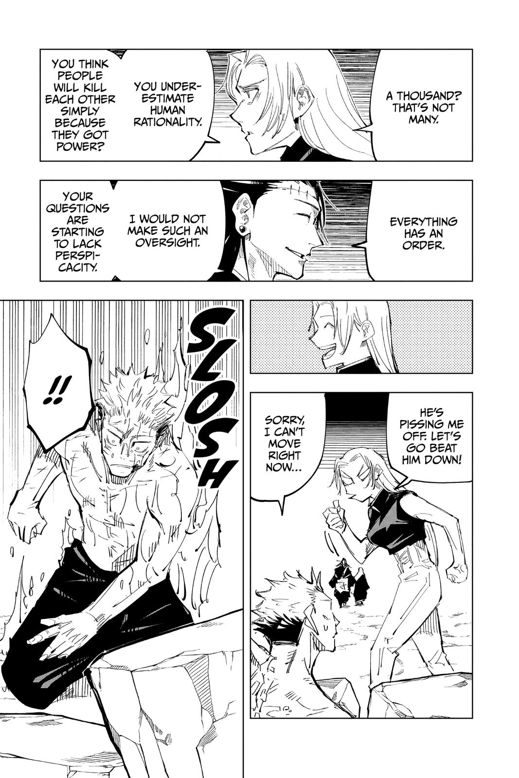 Jujutsu Kaisen Manga Chapter 136 page 13 - The Shibuya Incident, Part 52 scene