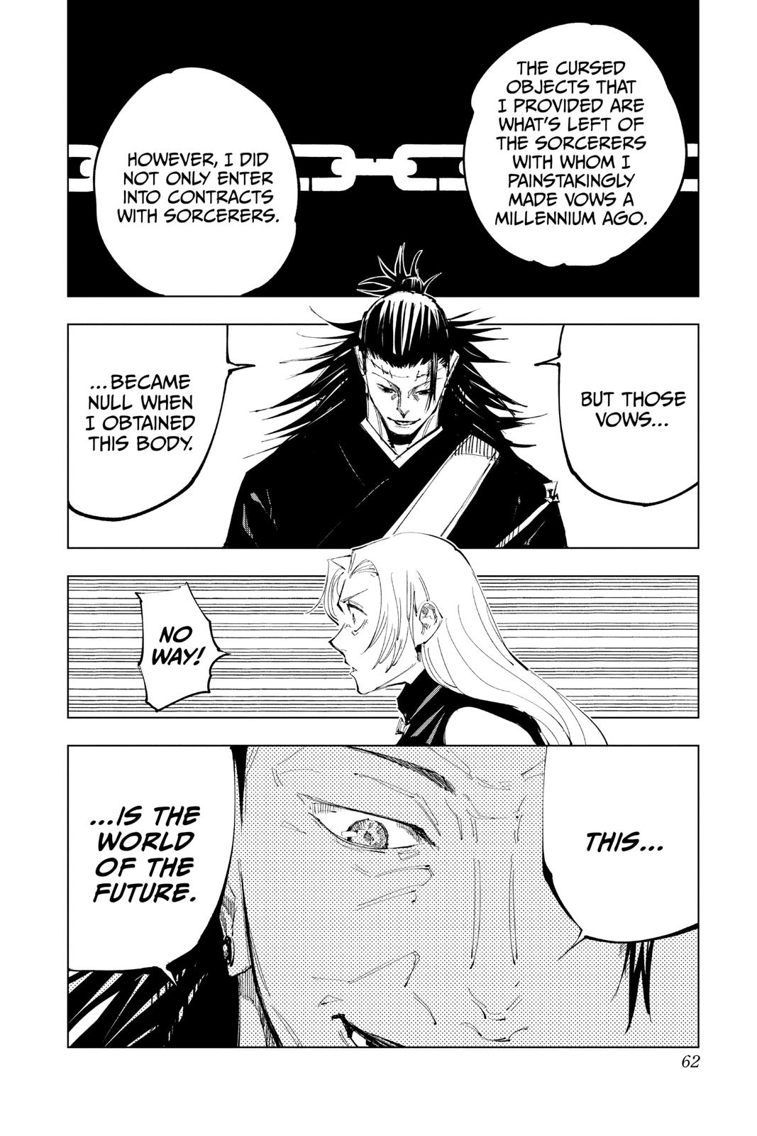 Jujutsu Kaisen Manga Chapter 136 page 16 - The Shibuya Incident, Part 52 scene