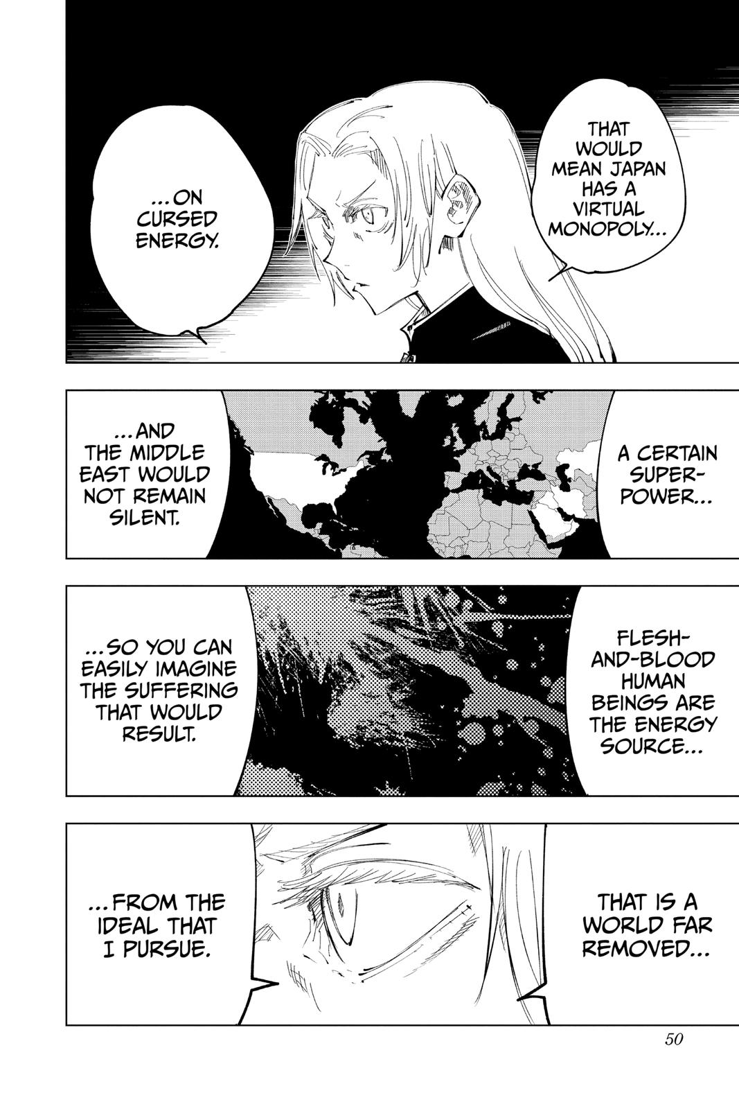 Jujutsu Kaisen Manga Chapter 136 page 4 - The Shibuya Incident, Part 52 scene