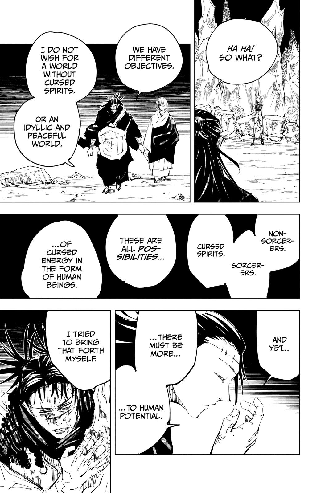 Jujutsu Kaisen Manga Chapter 136 page 5 - The Shibuya Incident, Part 52 scene