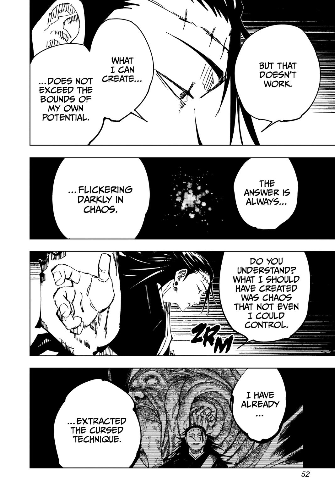 Jujutsu Kaisen Manga Chapter 136 page 6 - The Shibuya Incident, Part 52 scene