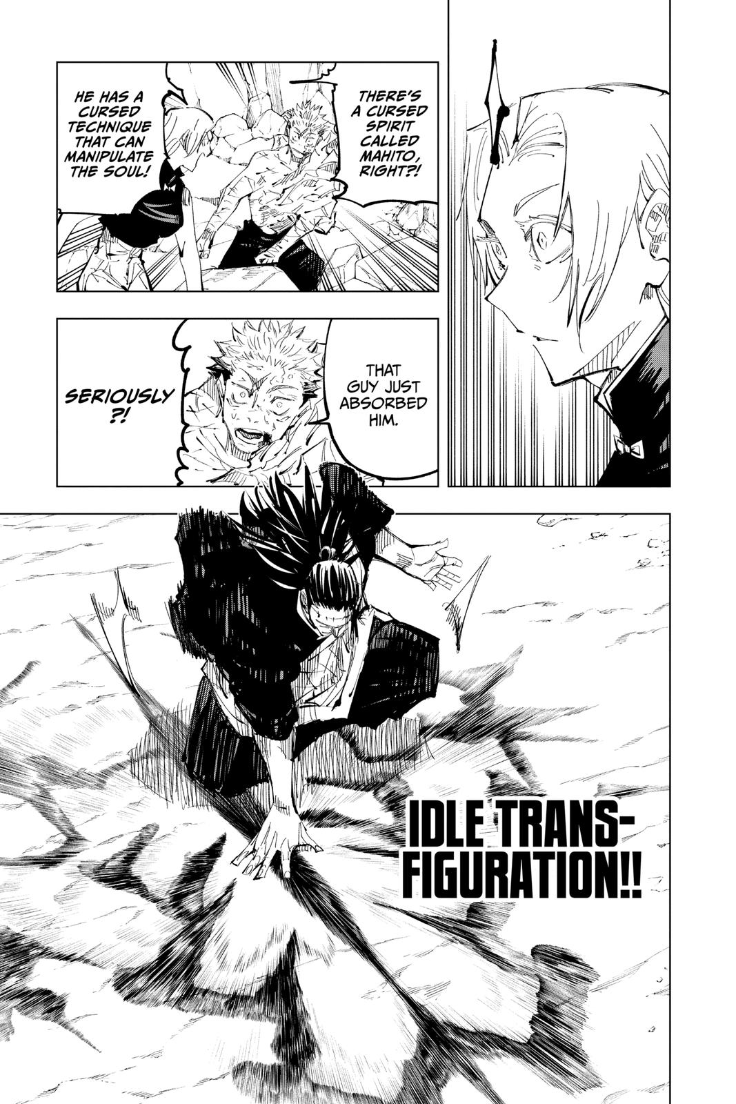 Jujutsu Kaisen Manga Chapter 136 page 7 - The Shibuya Incident, Part 52 scene