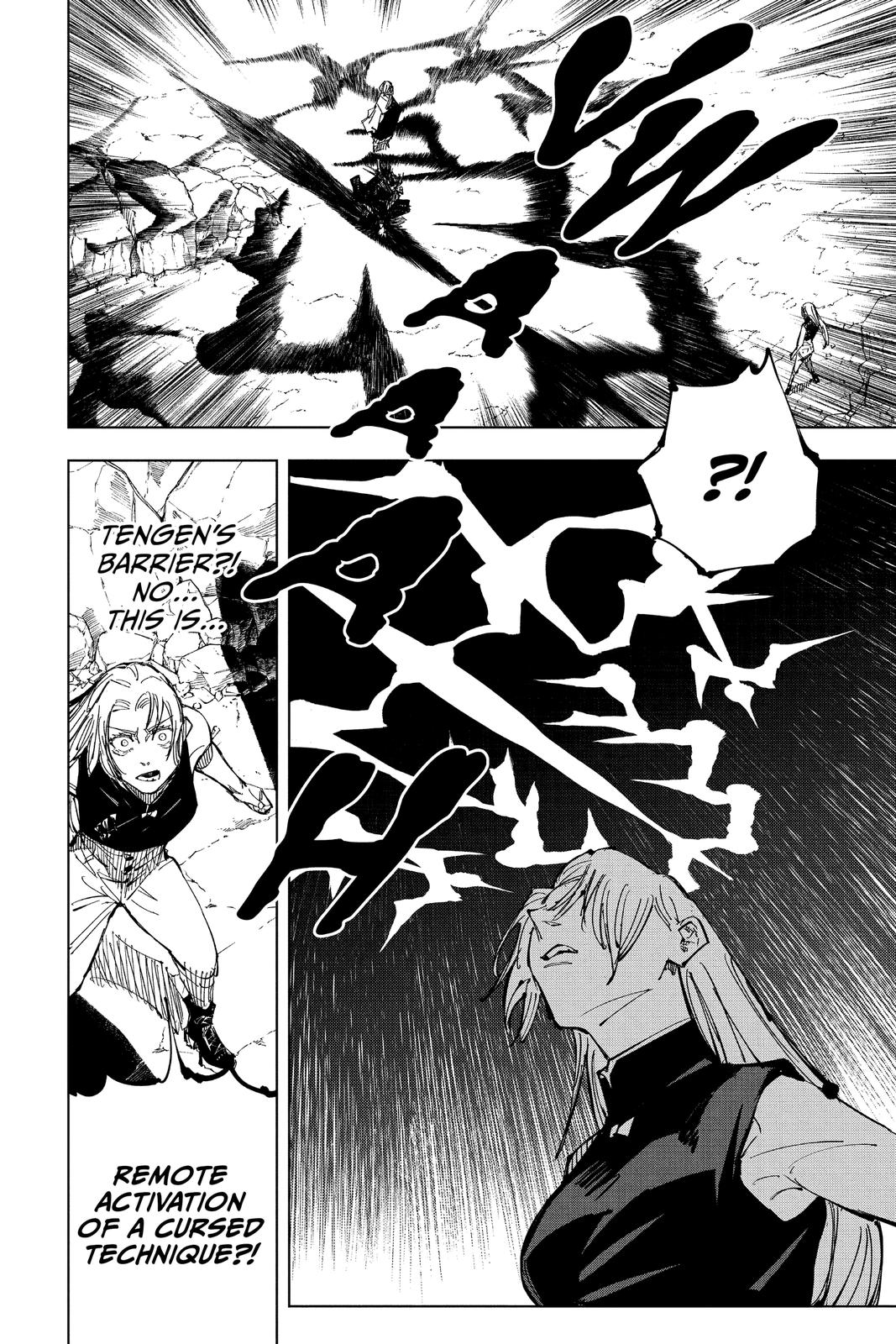 Jujutsu Kaisen Manga Chapter 136 page 8 - The Shibuya Incident, Part 52 scene