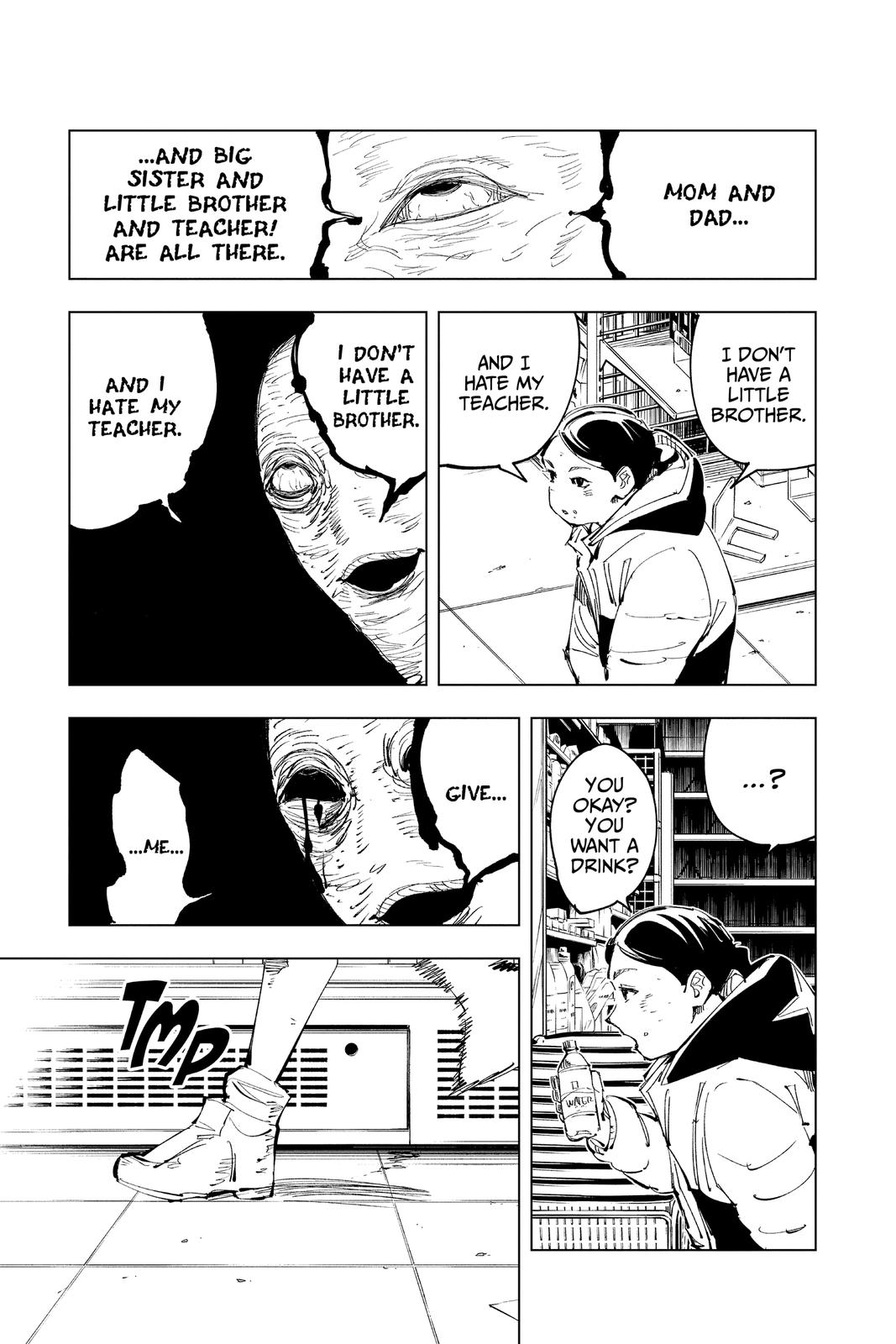 Jujutsu Kaisen Manga Chapter 137 page 10 - Hard and White scene