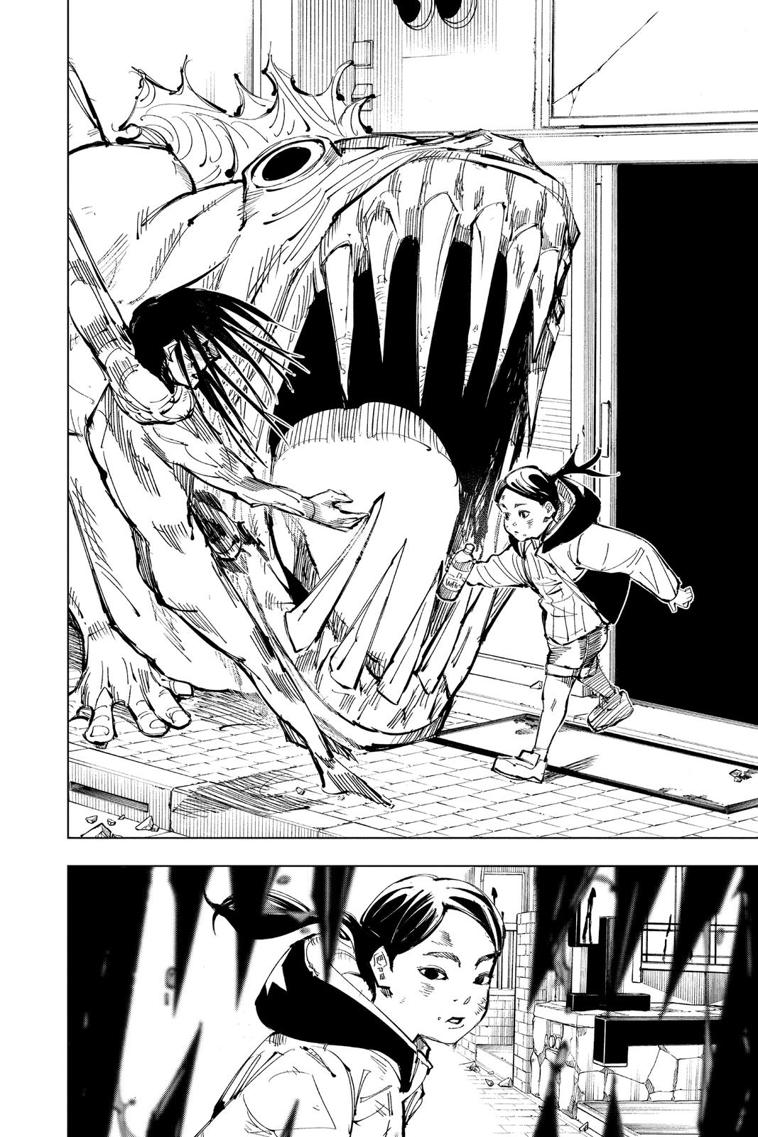 Jujutsu Kaisen Manga Chapter 137 page 11 - Hard and White scene