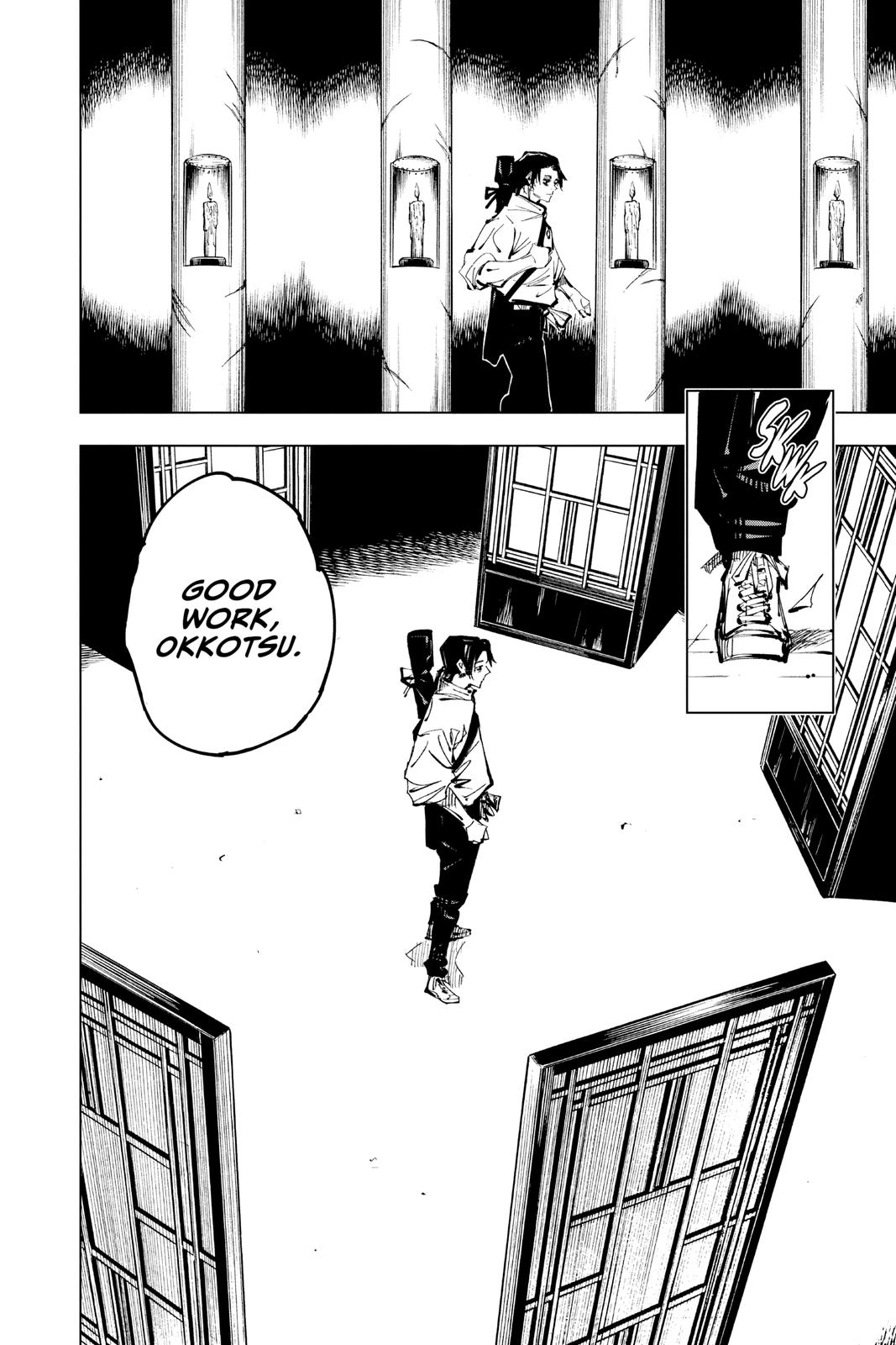 Jujutsu Kaisen Manga Chapter 137 page 17 - Hard and White scene