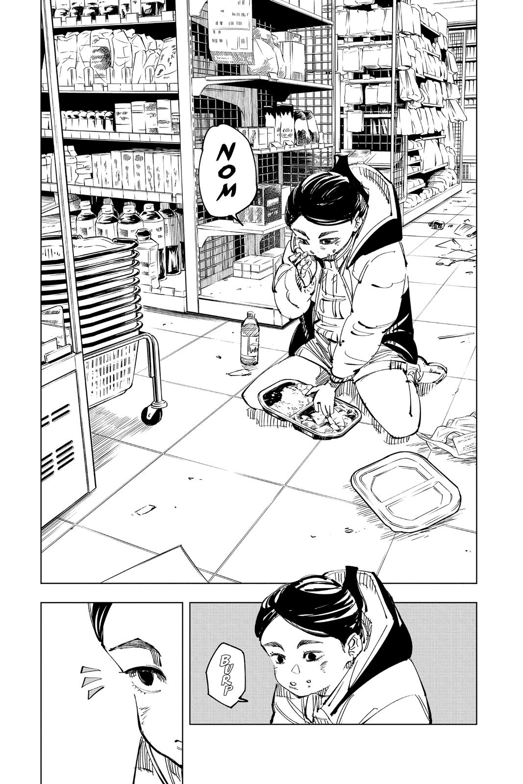 Jujutsu Kaisen Manga Chapter 137 page 8 - Hard and White scene