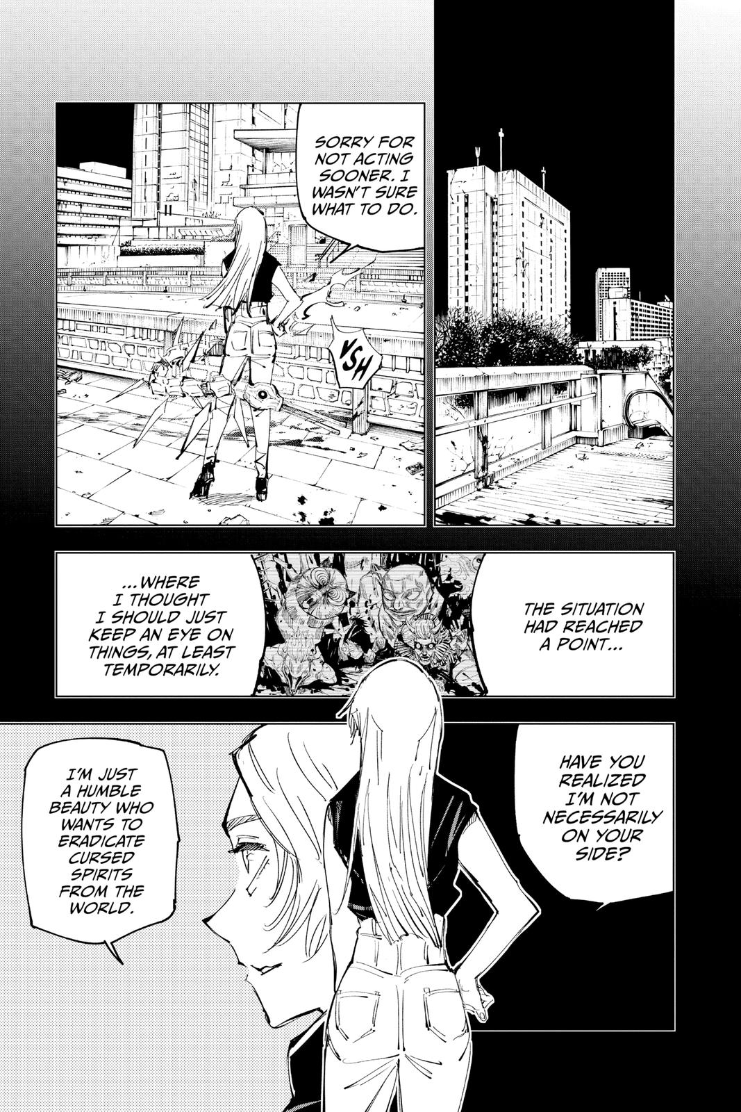 Jujutsu Kaisen Manga Chapter 138 page 13 - The Zenin Clan scene