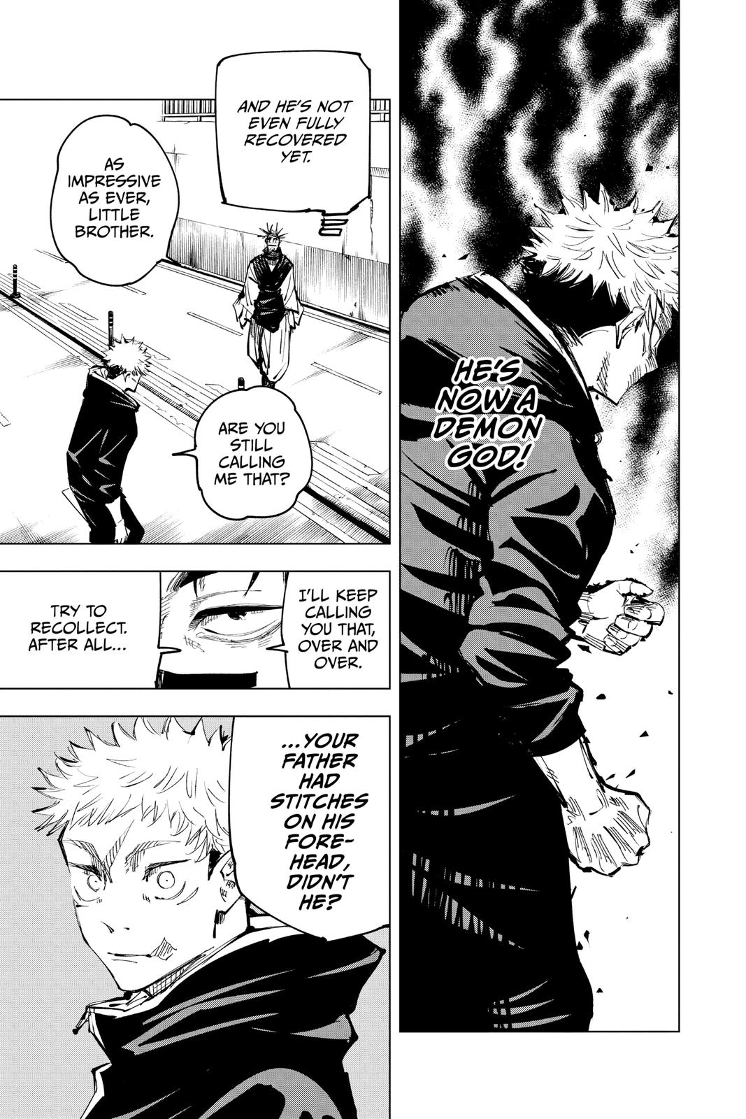Jujutsu Kaisen Manga Chapter 139 page 10 - Hunter scene