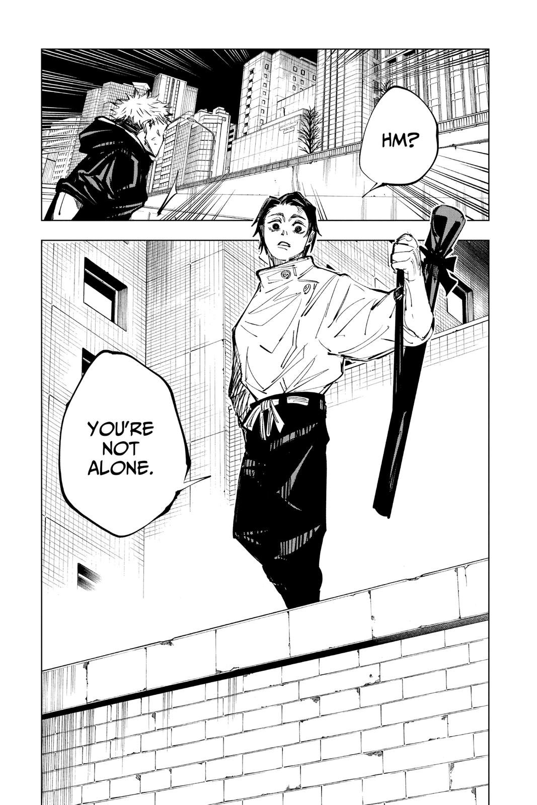 Jujutsu Kaisen Manga Chapter 139 page 18 - Hunter scene