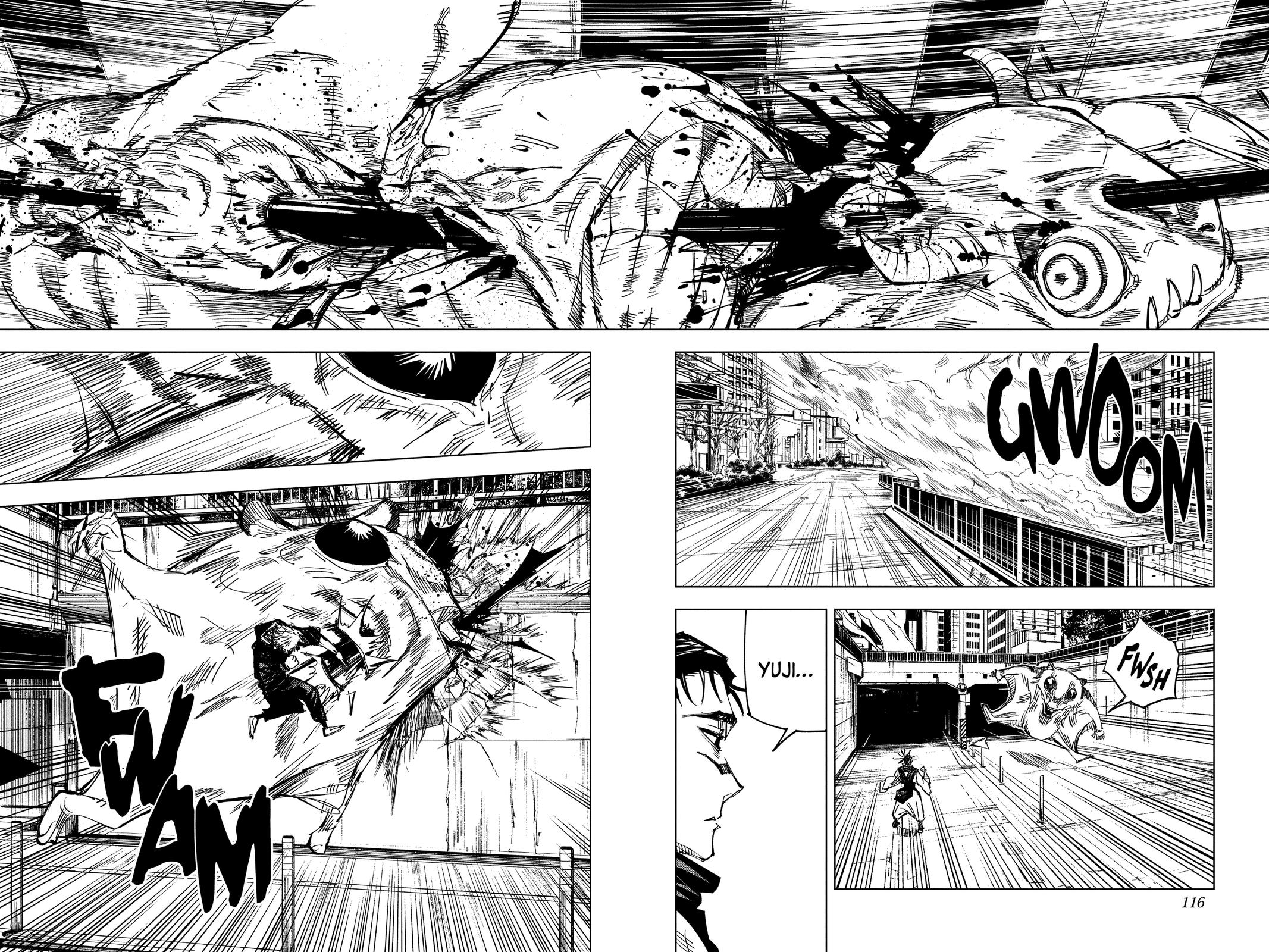 Jujutsu Kaisen Manga Chapter 139 page 8 - Hunter scene