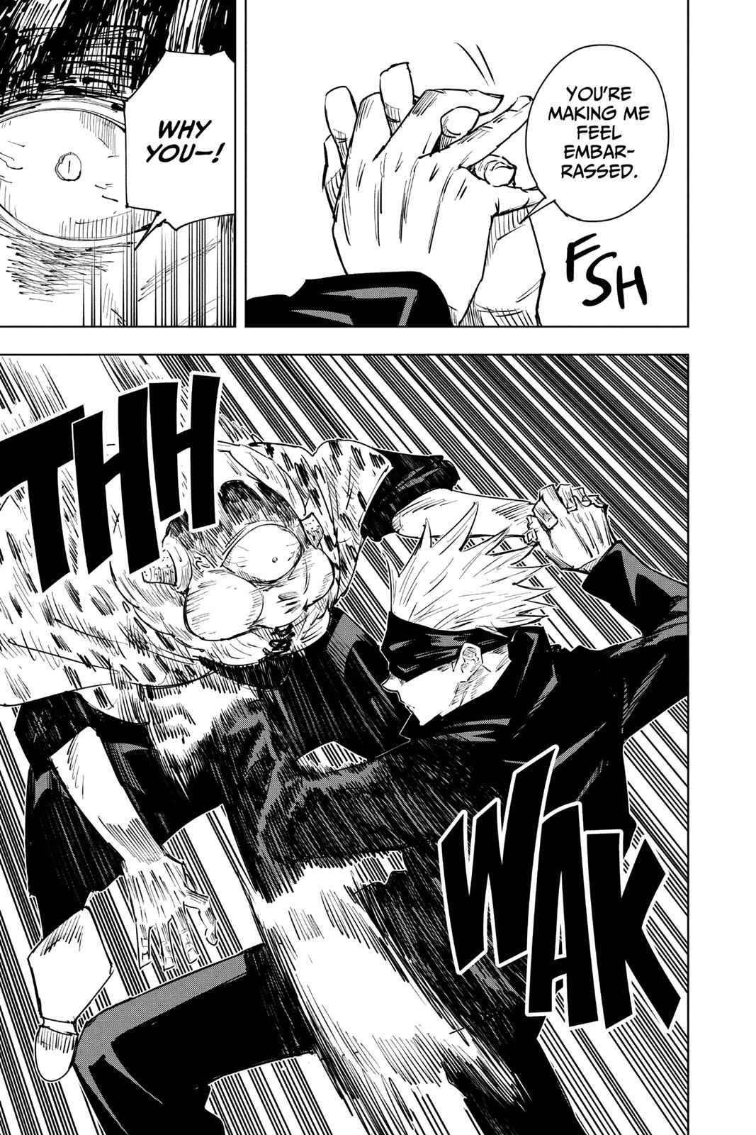 Jujutsu Kaisen Manga Chapter 14 page 11 - Assault scene