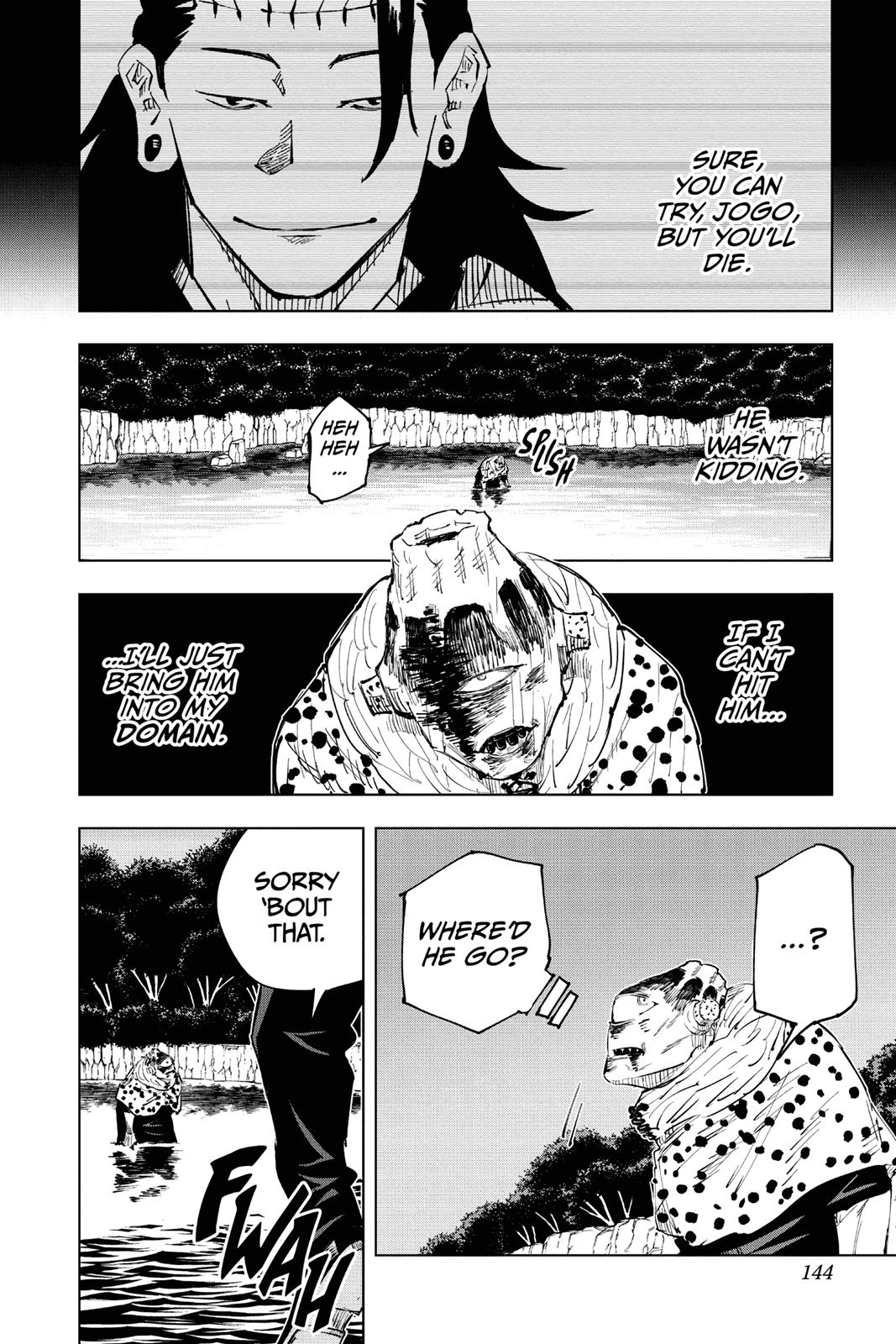 Jujutsu Kaisen Manga Chapter 14 page 17 - Assault scene