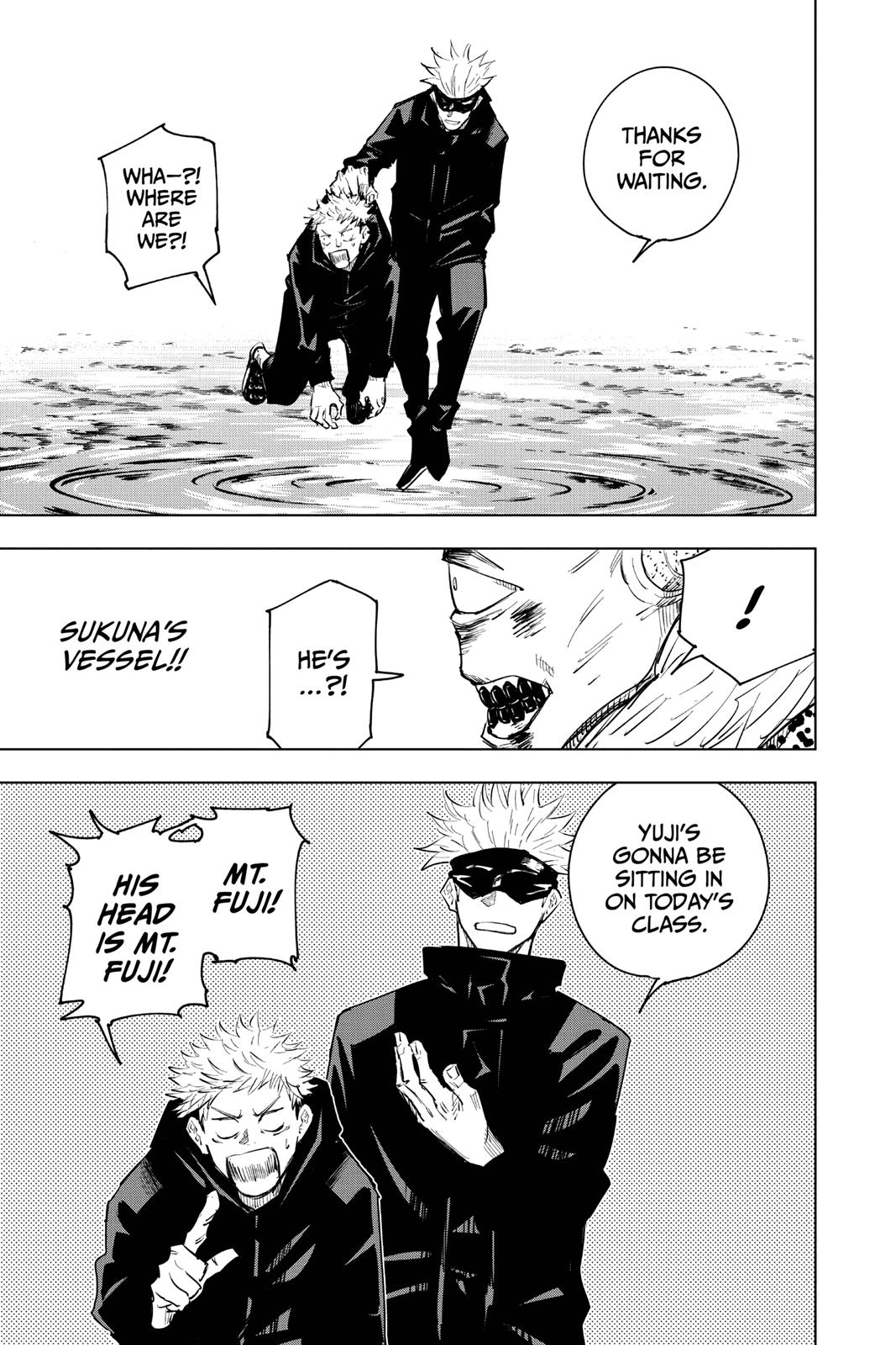 Jujutsu Kaisen Manga Chapter 14 page 18 - Assault scene