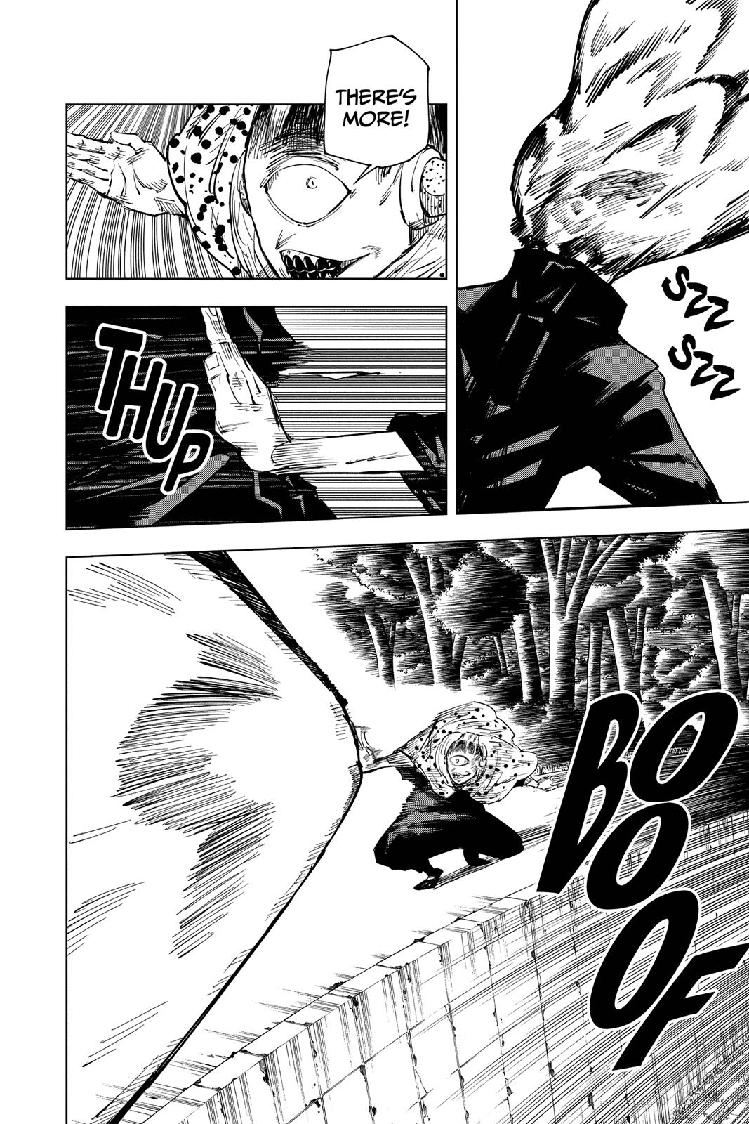 Jujutsu Kaisen Manga Chapter 14 page 6 - Assault scene